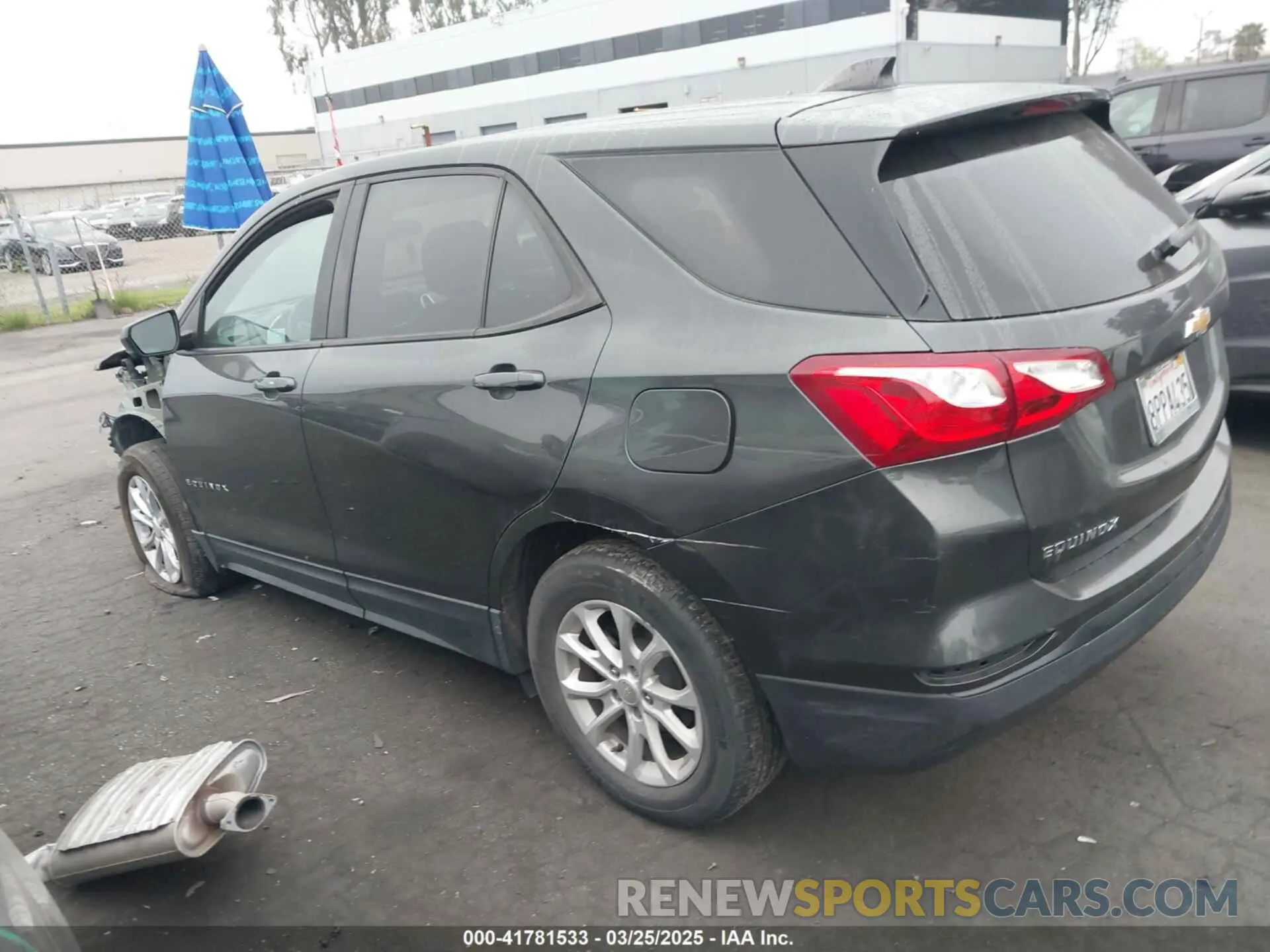 3 Photograph of a damaged car 3GNAXHEVXLS634441 CHEVROLET EQUINOX 2020