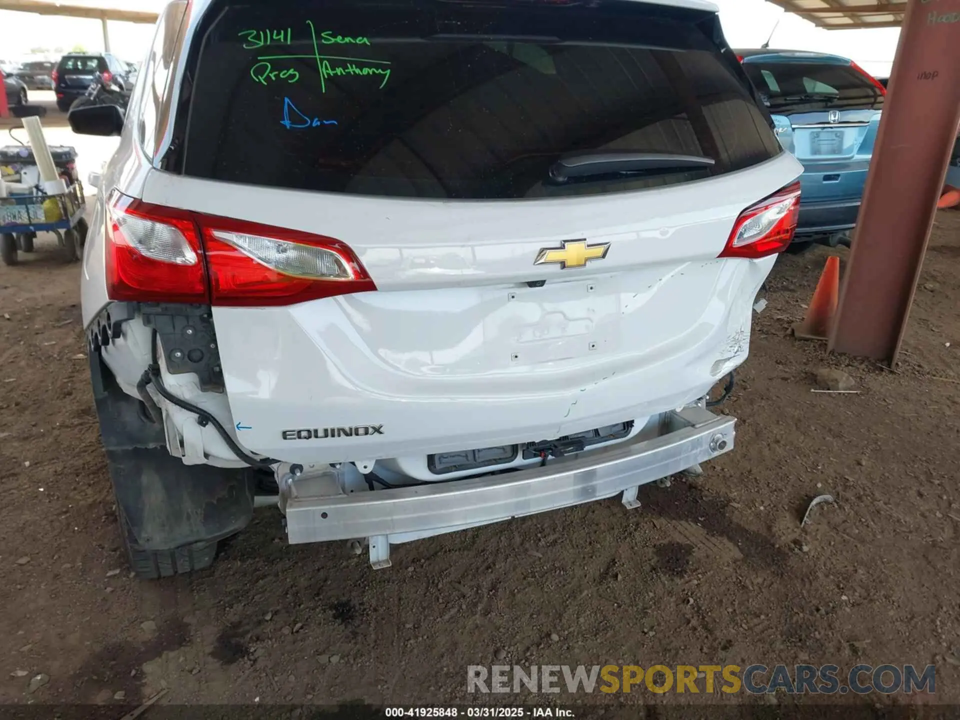 6 Photograph of a damaged car 3GNAXHEVXLS730912 CHEVROLET EQUINOX 2020