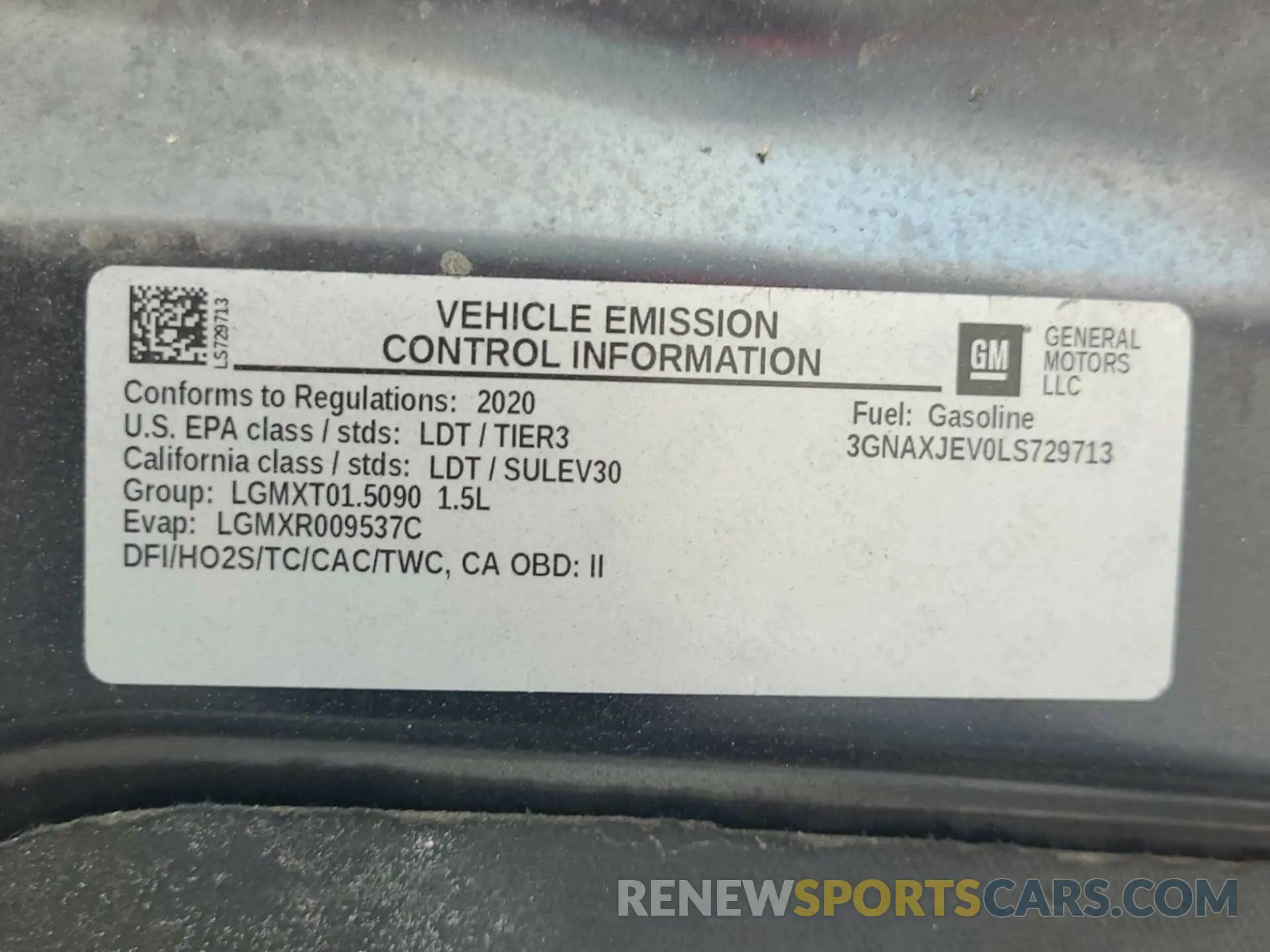 24 Photograph of a damaged car 3GNAXJEV0LS729713 CHEVROLET EQUINOX 2020