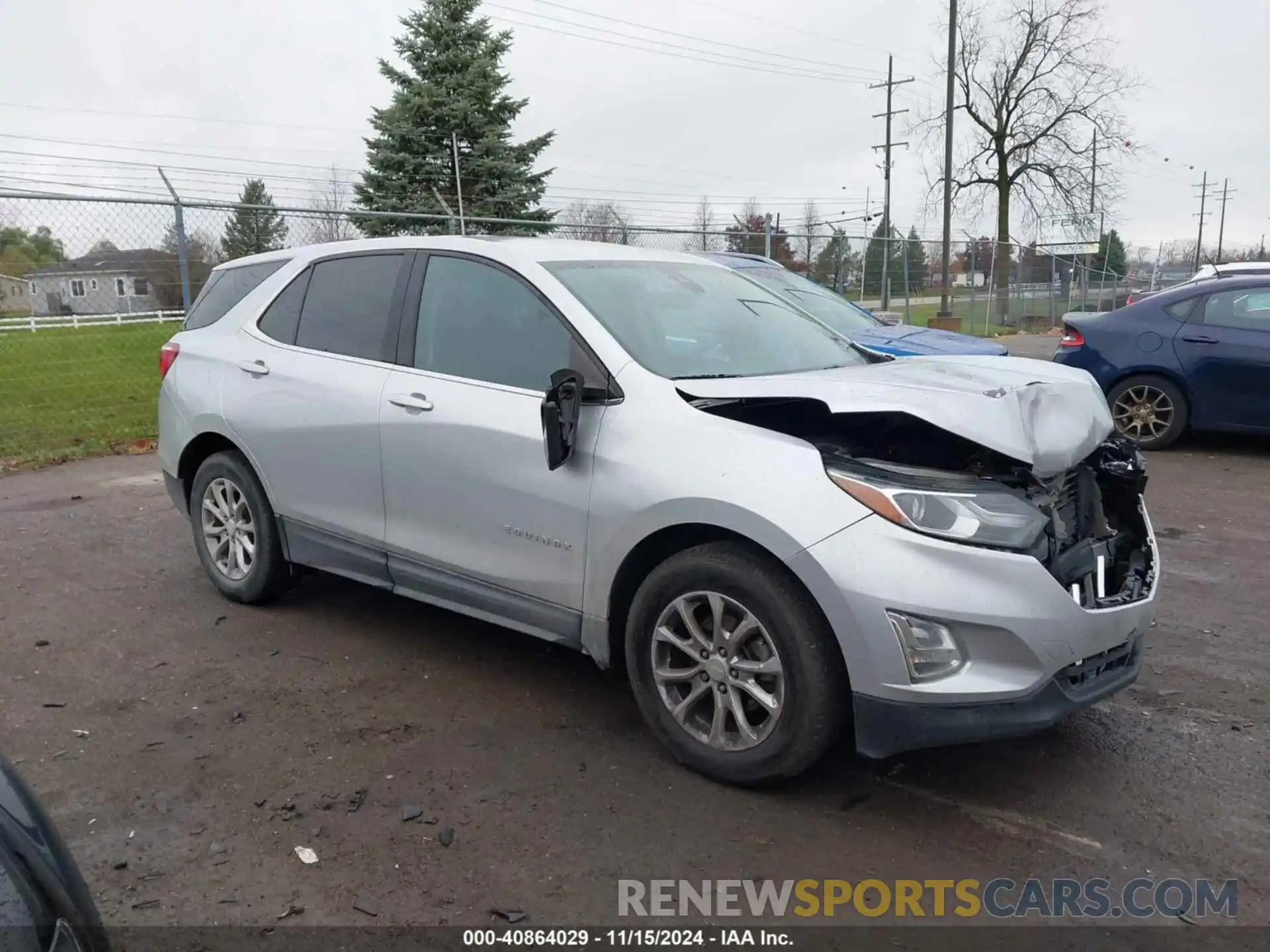 1 Photograph of a damaged car 3GNAXJEV8LS529310 CHEVROLET EQUINOX 2020