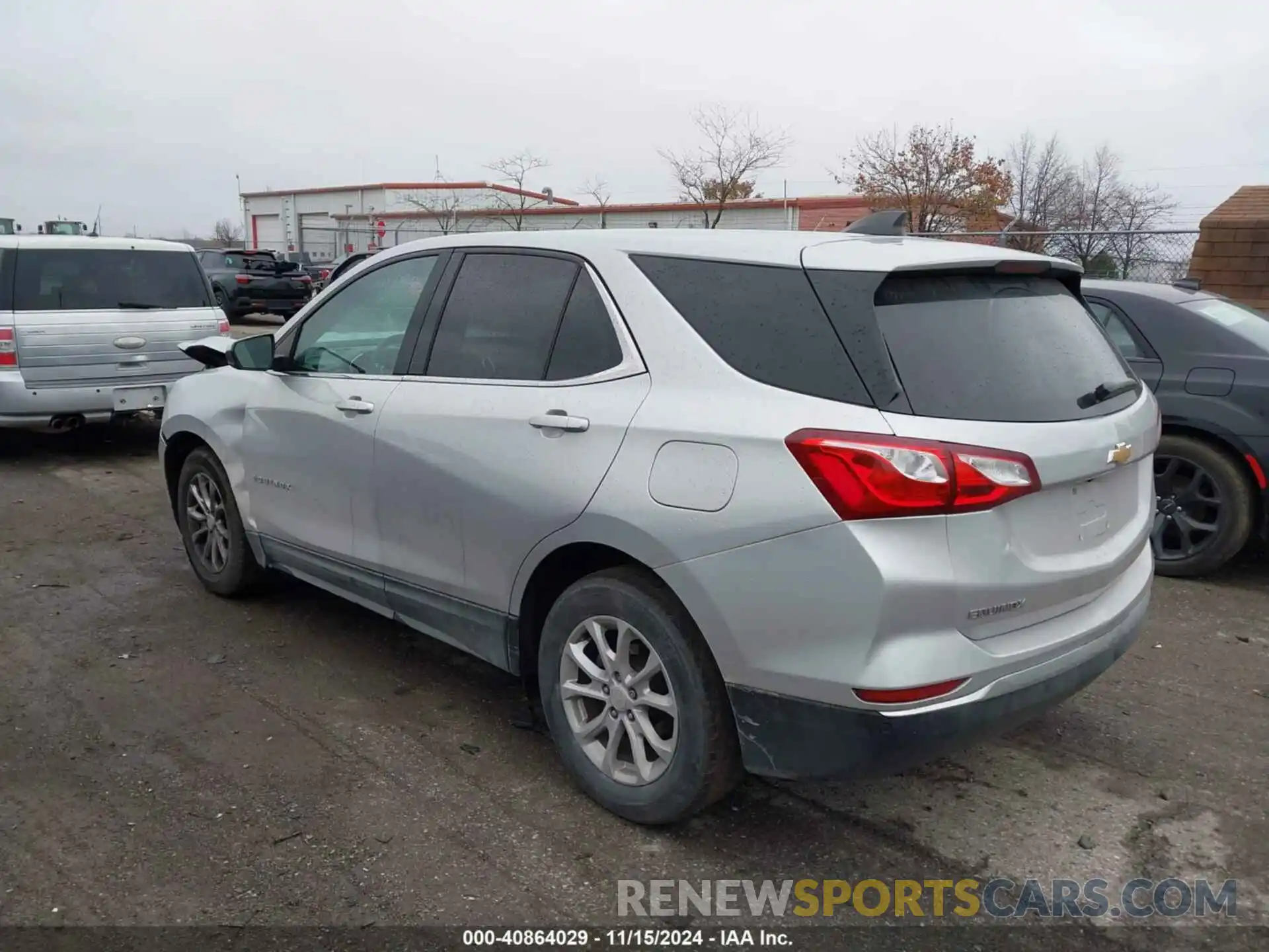 3 Photograph of a damaged car 3GNAXJEV8LS529310 CHEVROLET EQUINOX 2020