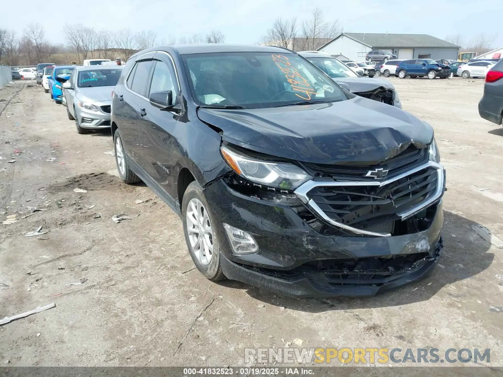 1 Photograph of a damaged car 3GNAXJEVXLL153607 CHEVROLET EQUINOX 2020