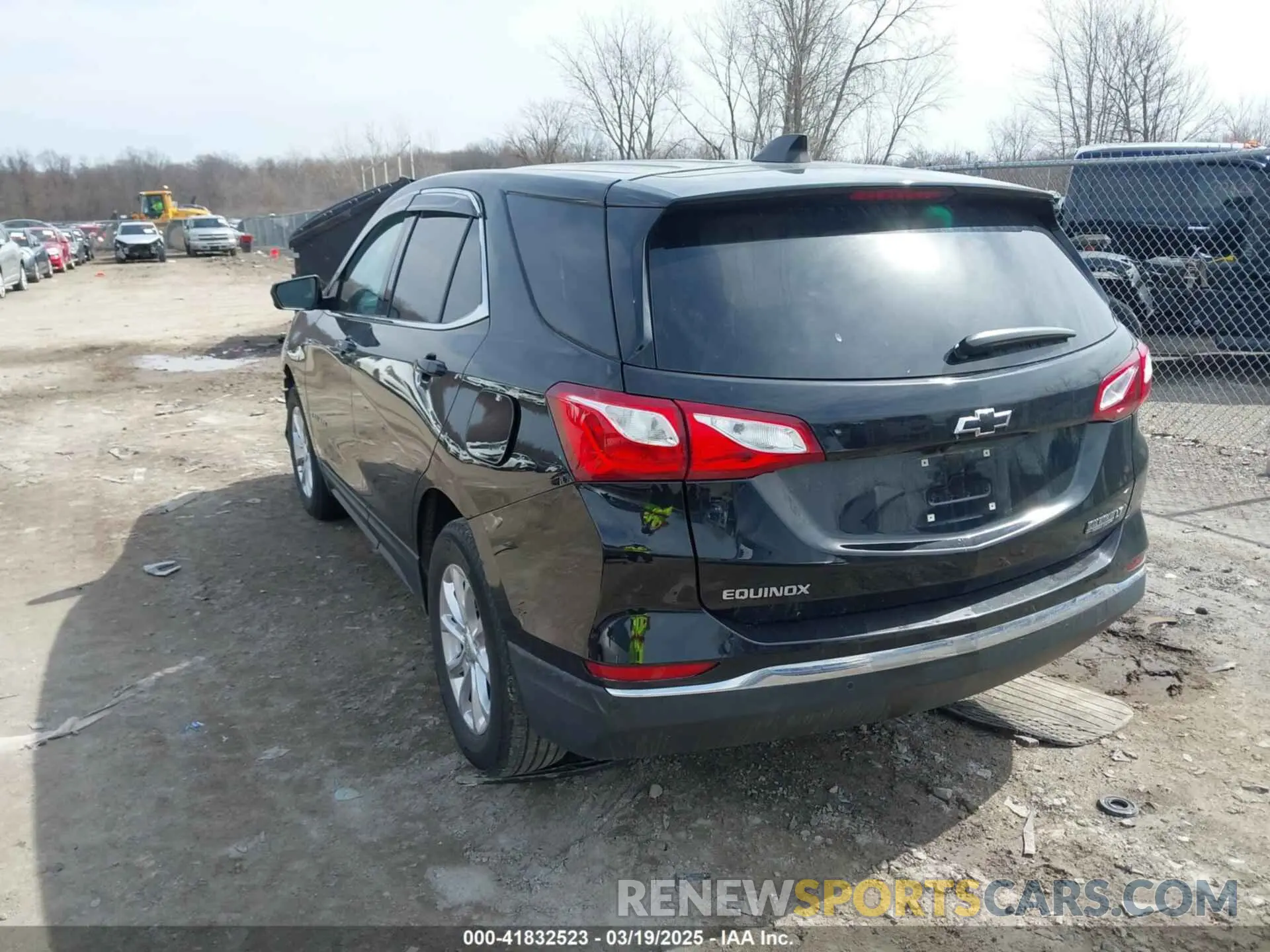 3 Photograph of a damaged car 3GNAXJEVXLL153607 CHEVROLET EQUINOX 2020
