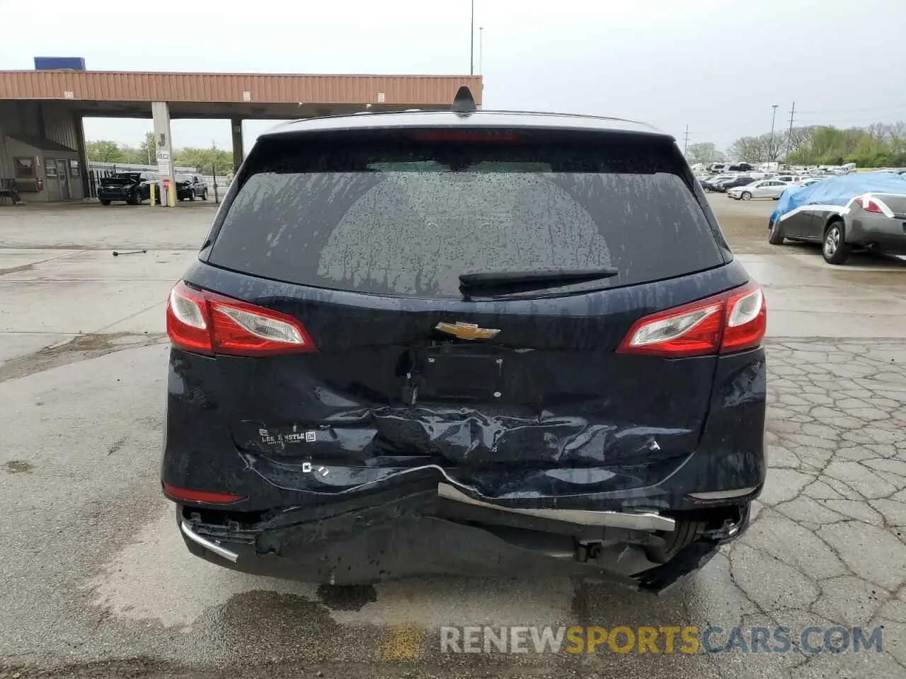 6 Photograph of a damaged car 3GNAXJEVXLS528028 CHEVROLET EQUINOX 2020