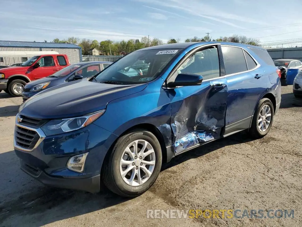 1 Photograph of a damaged car 3GNAXKEV0LL229504 CHEVROLET EQUINOX 2020