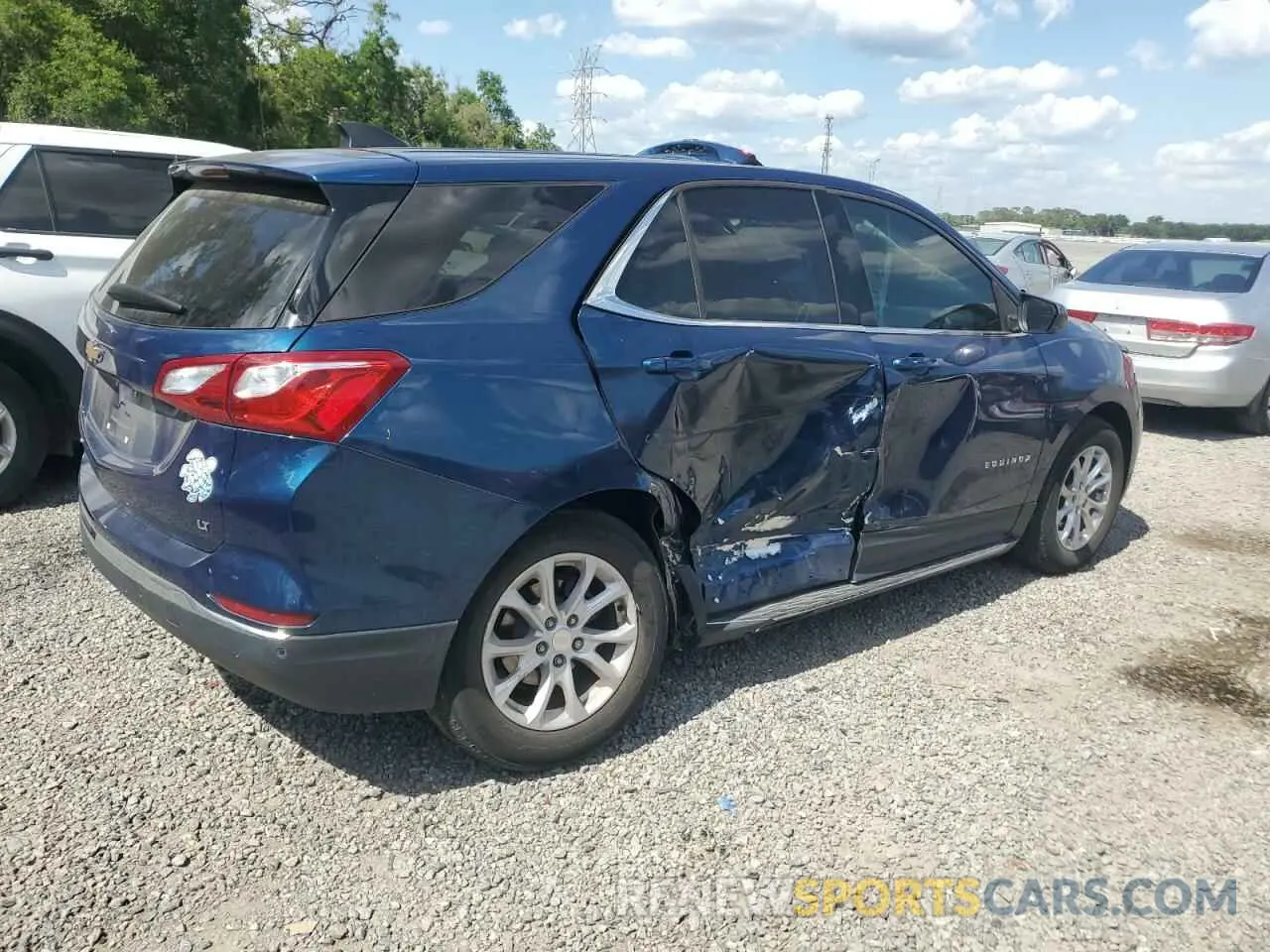 3 Photograph of a damaged car 3GNAXKEV0LL290626 CHEVROLET EQUINOX 2020