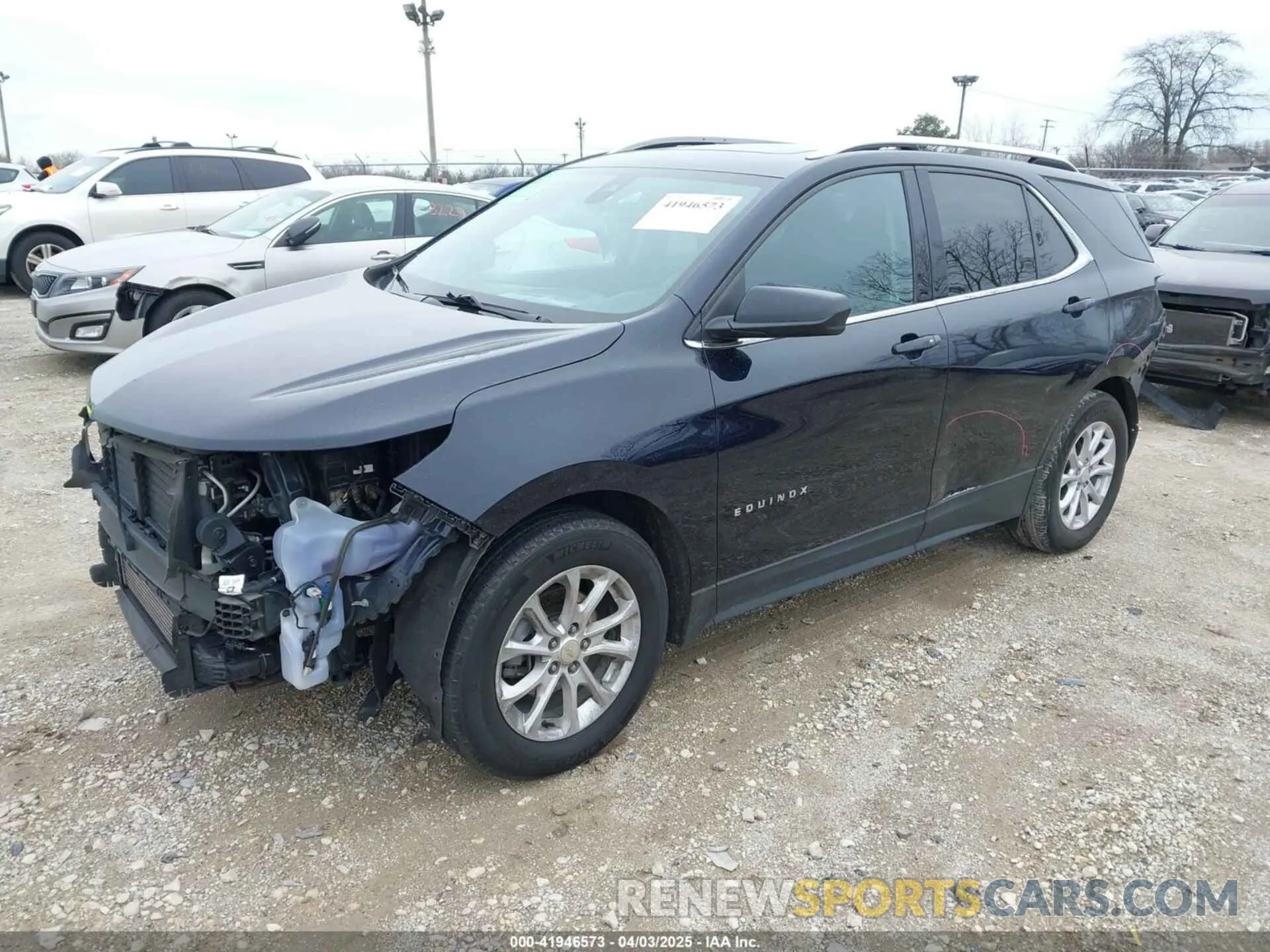 2 Photograph of a damaged car 3GNAXKEV0LS515102 CHEVROLET EQUINOX 2020