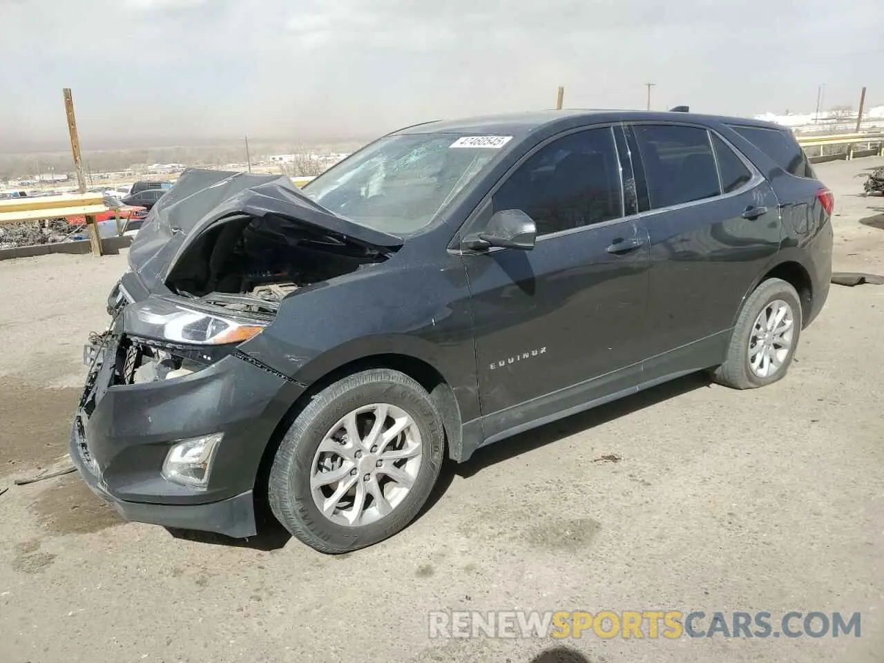 1 Photograph of a damaged car 3GNAXKEV0LS583867 CHEVROLET EQUINOX 2020