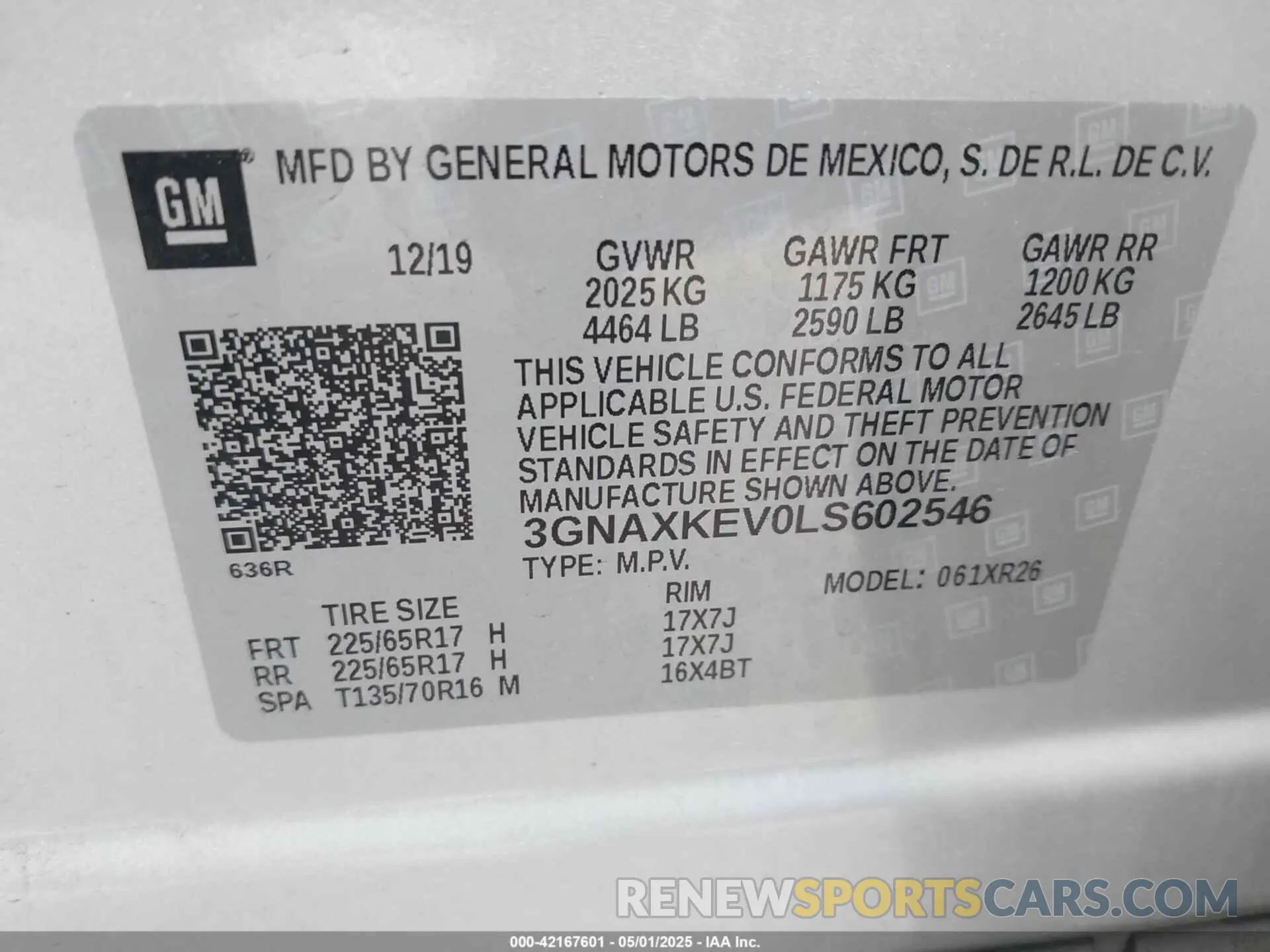 9 Photograph of a damaged car 3GNAXKEV0LS602546 CHEVROLET EQUINOX 2020