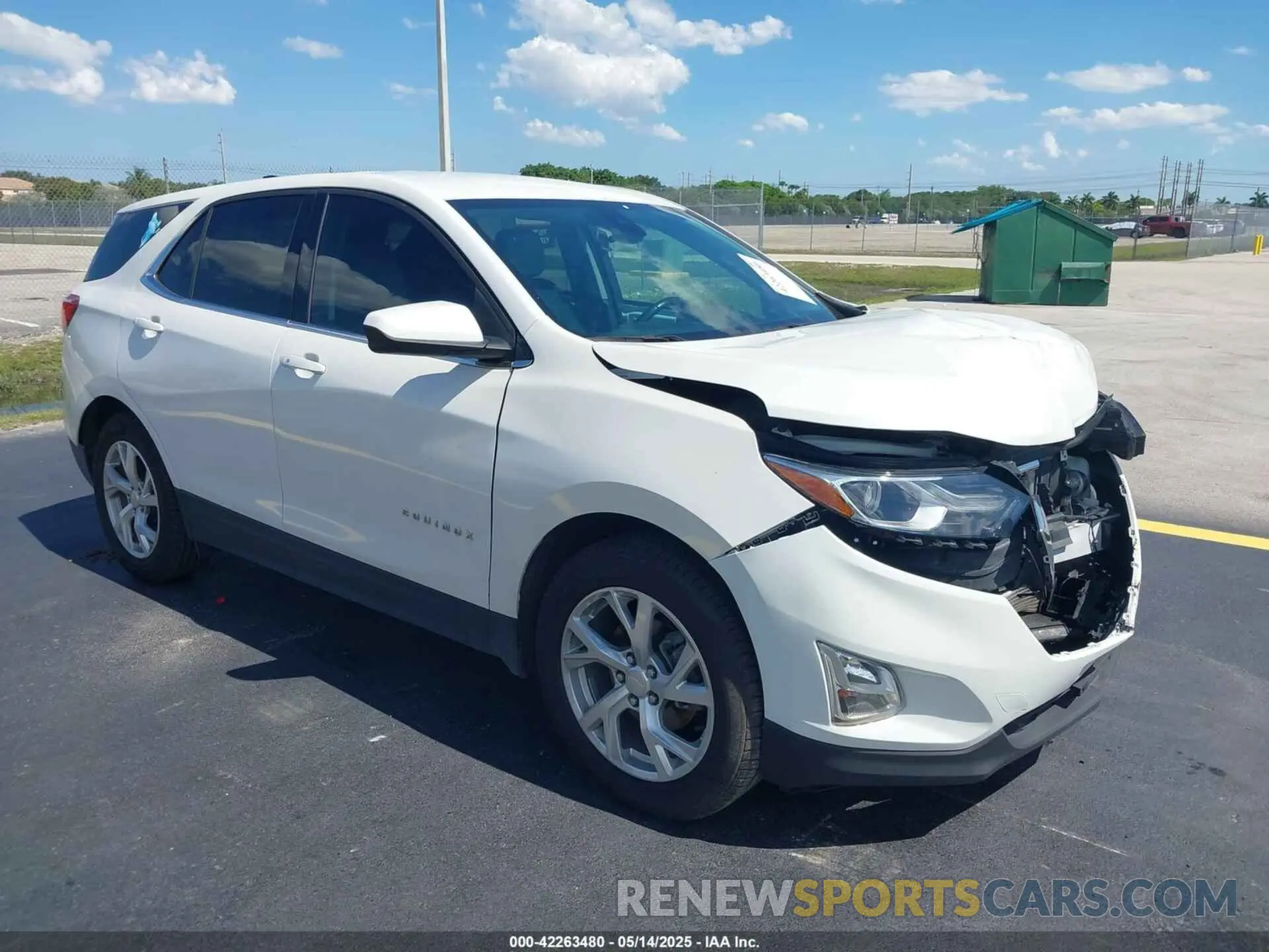 1 Photograph of a damaged car 3GNAXKEV0LS650936 CHEVROLET EQUINOX 2020