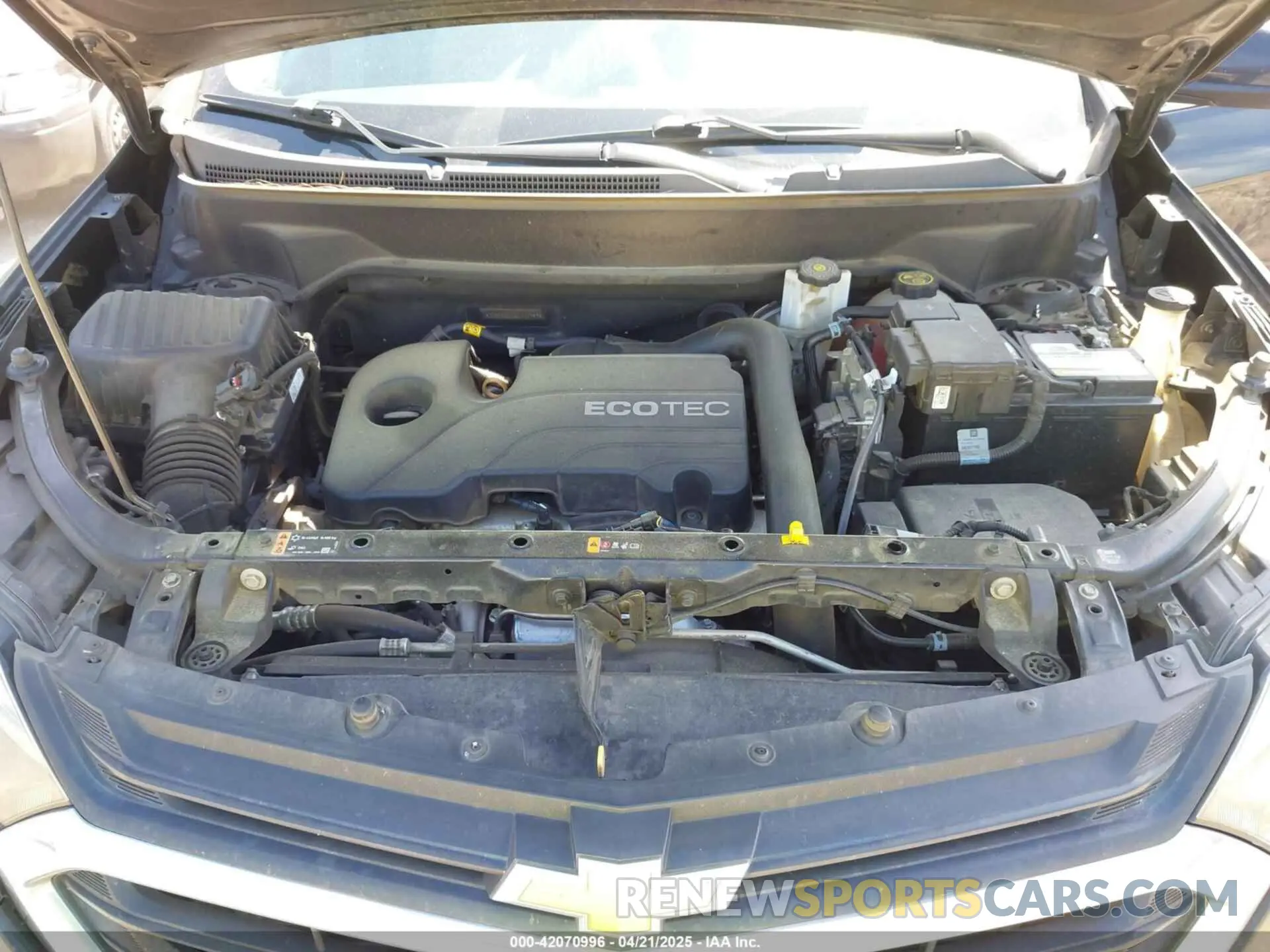 10 Photograph of a damaged car 3GNAXKEV1LL112949 CHEVROLET EQUINOX 2020