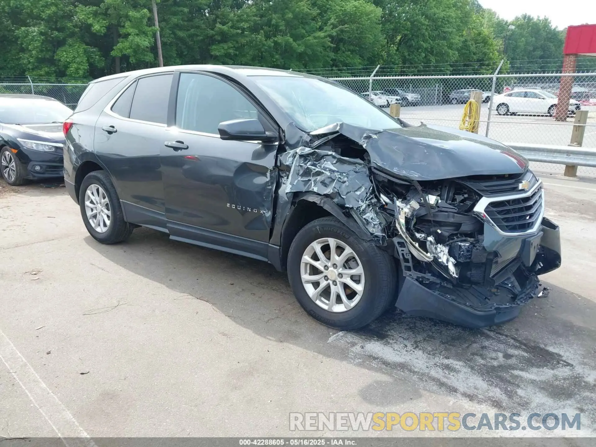 1 Photograph of a damaged car 3GNAXKEV1LL259871 CHEVROLET EQUINOX 2020