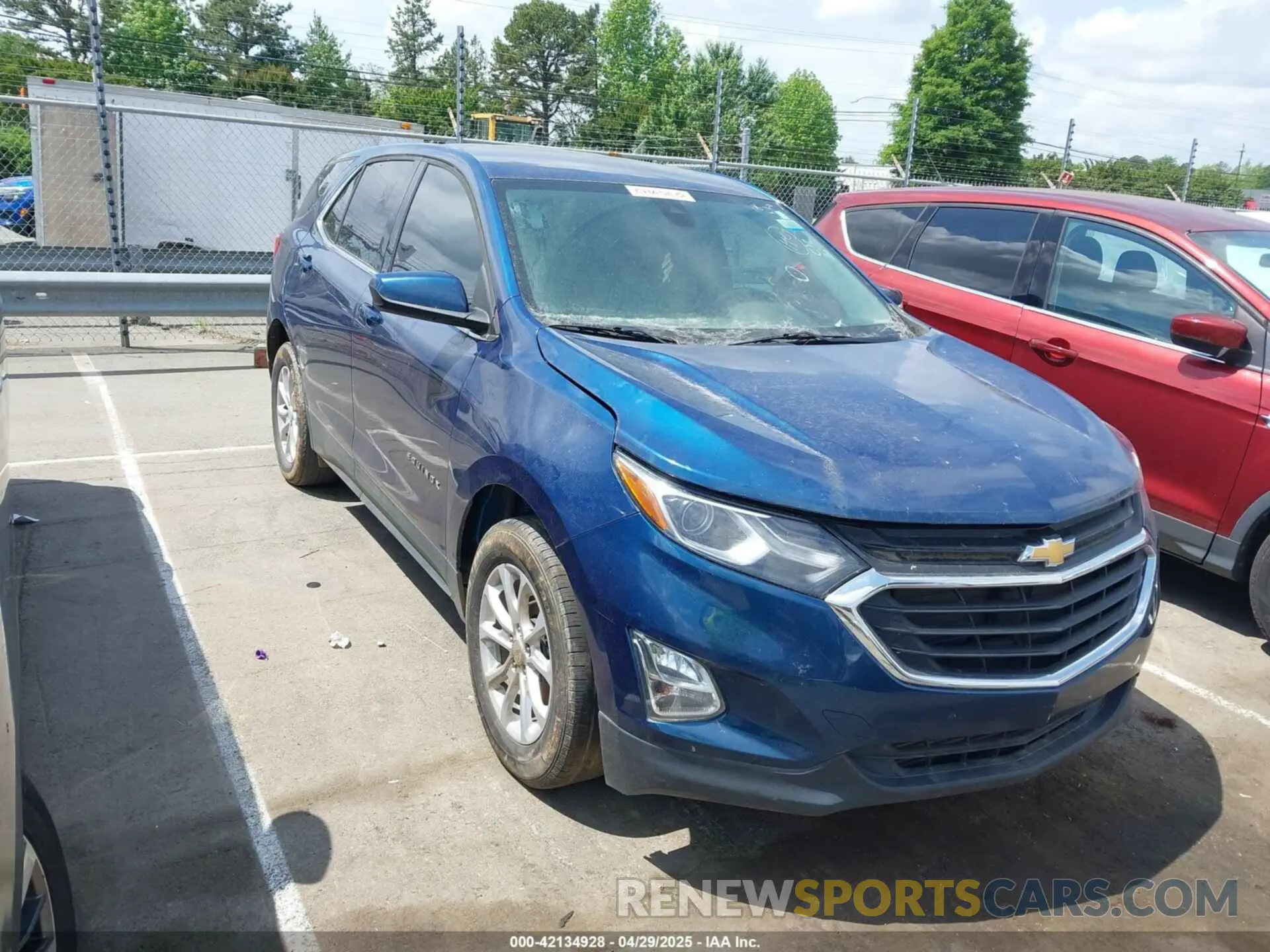 1 Photograph of a damaged car 3GNAXKEV1LL277674 CHEVROLET EQUINOX 2020