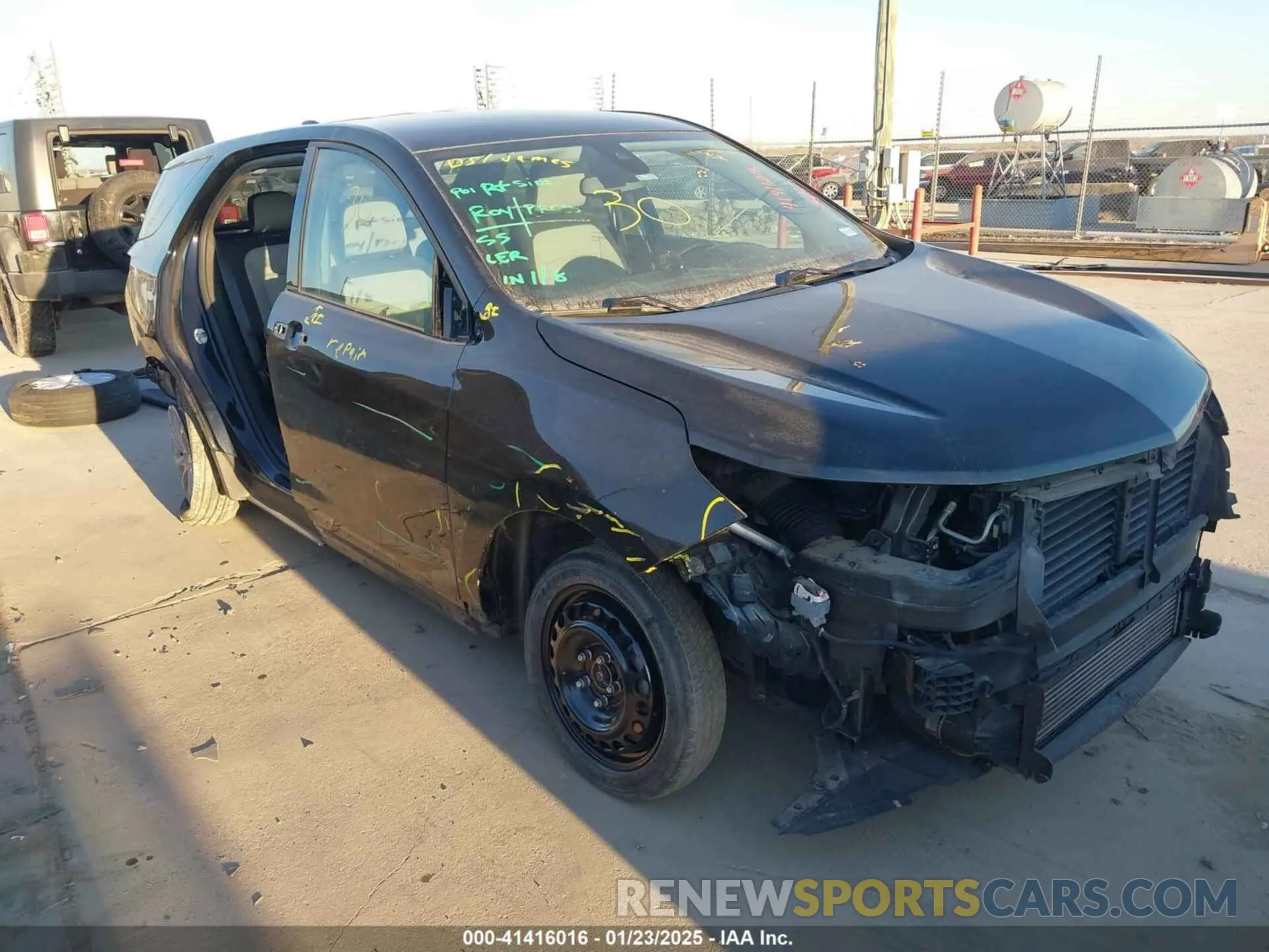 1 Photograph of a damaged car 3GNAXKEV1LL290926 CHEVROLET EQUINOX 2020