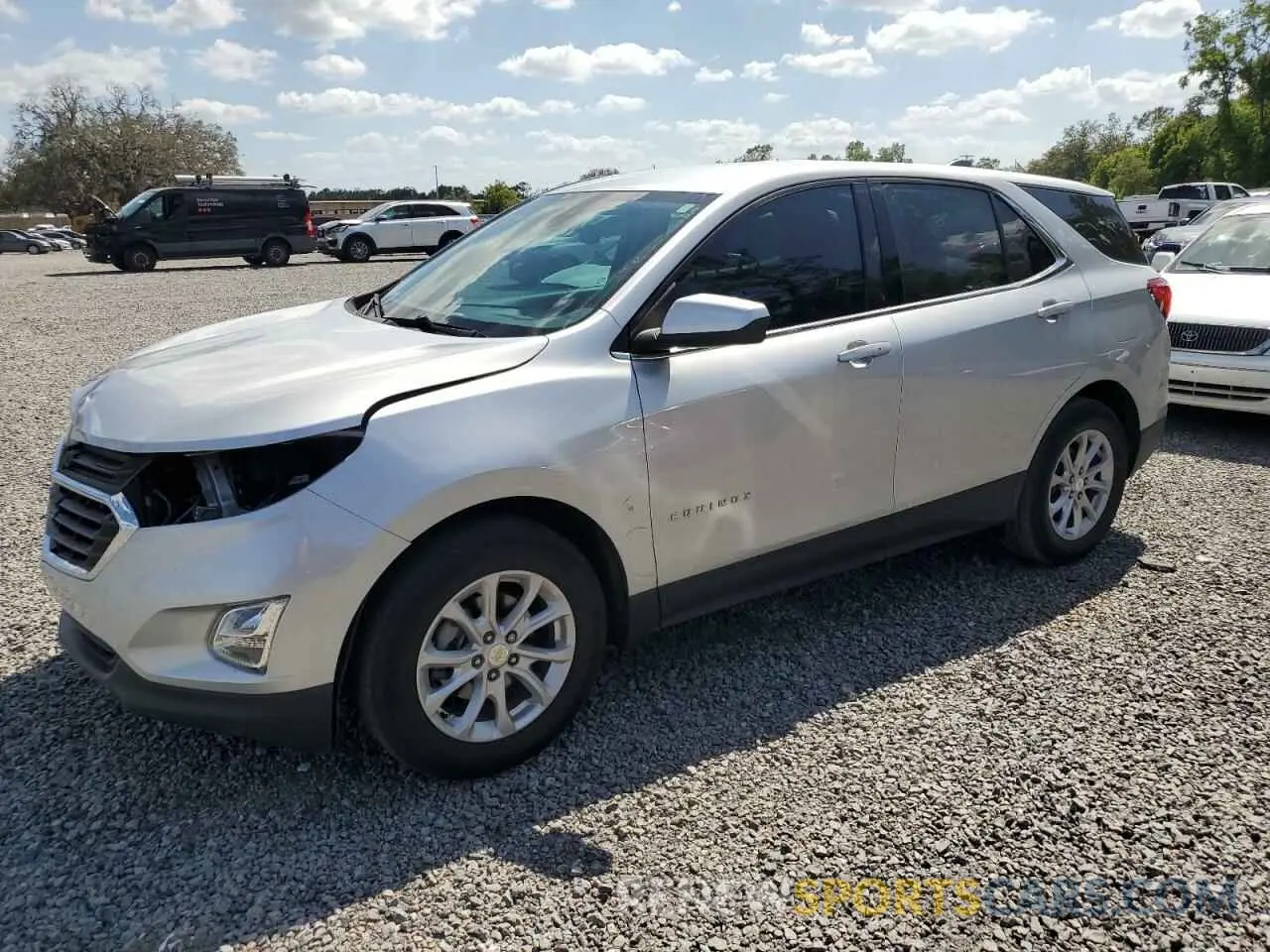 1 Photograph of a damaged car 3GNAXKEV1LS724199 CHEVROLET EQUINOX 2020