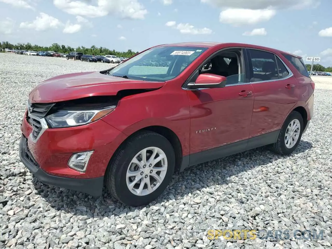 1 Photograph of a damaged car 3GNAXKEV3LS658304 CHEVROLET EQUINOX 2020