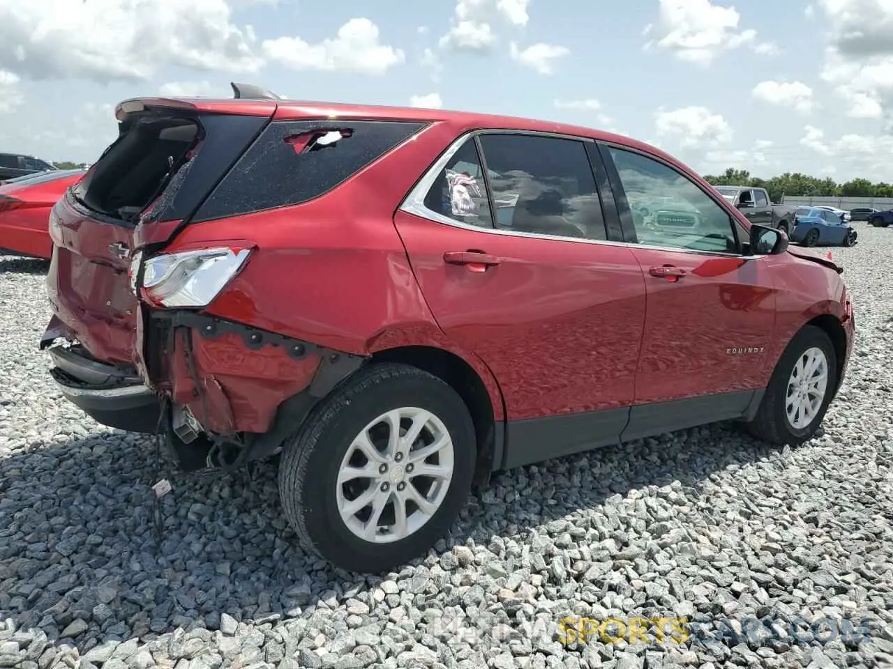 3 Photograph of a damaged car 3GNAXKEV3LS658304 CHEVROLET EQUINOX 2020