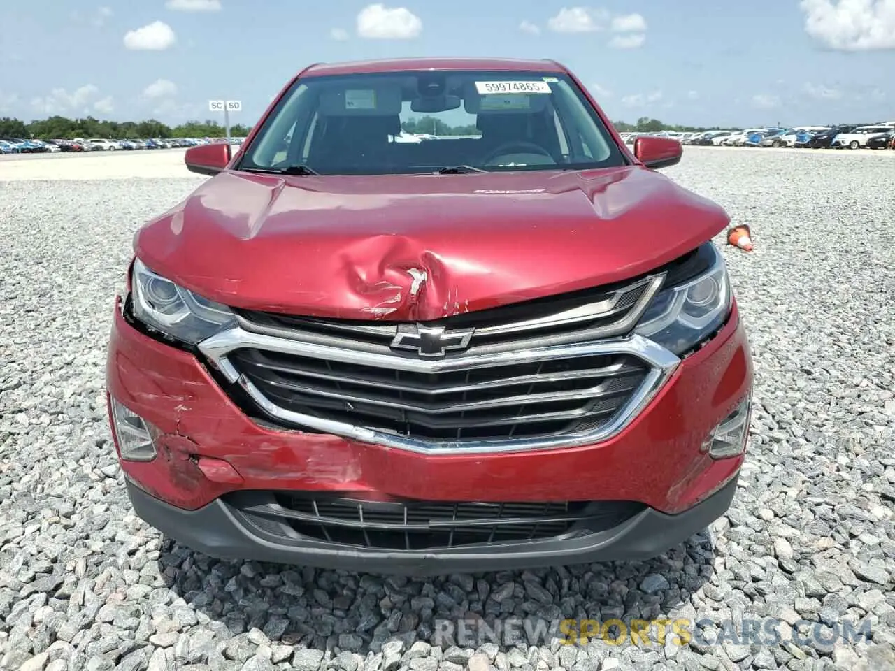 5 Photograph of a damaged car 3GNAXKEV3LS658304 CHEVROLET EQUINOX 2020