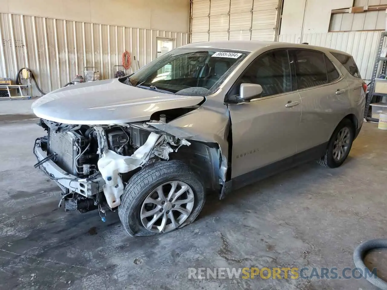 1 Photograph of a damaged car 3GNAXKEV4LS579580 CHEVROLET EQUINOX 2020