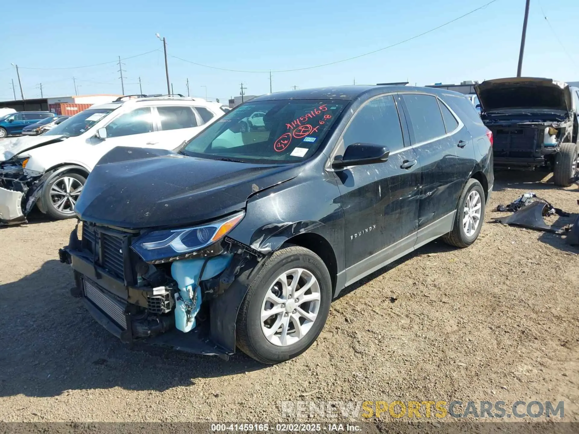 2 Photograph of a damaged car 3GNAXKEV5LL288547 CHEVROLET EQUINOX 2020