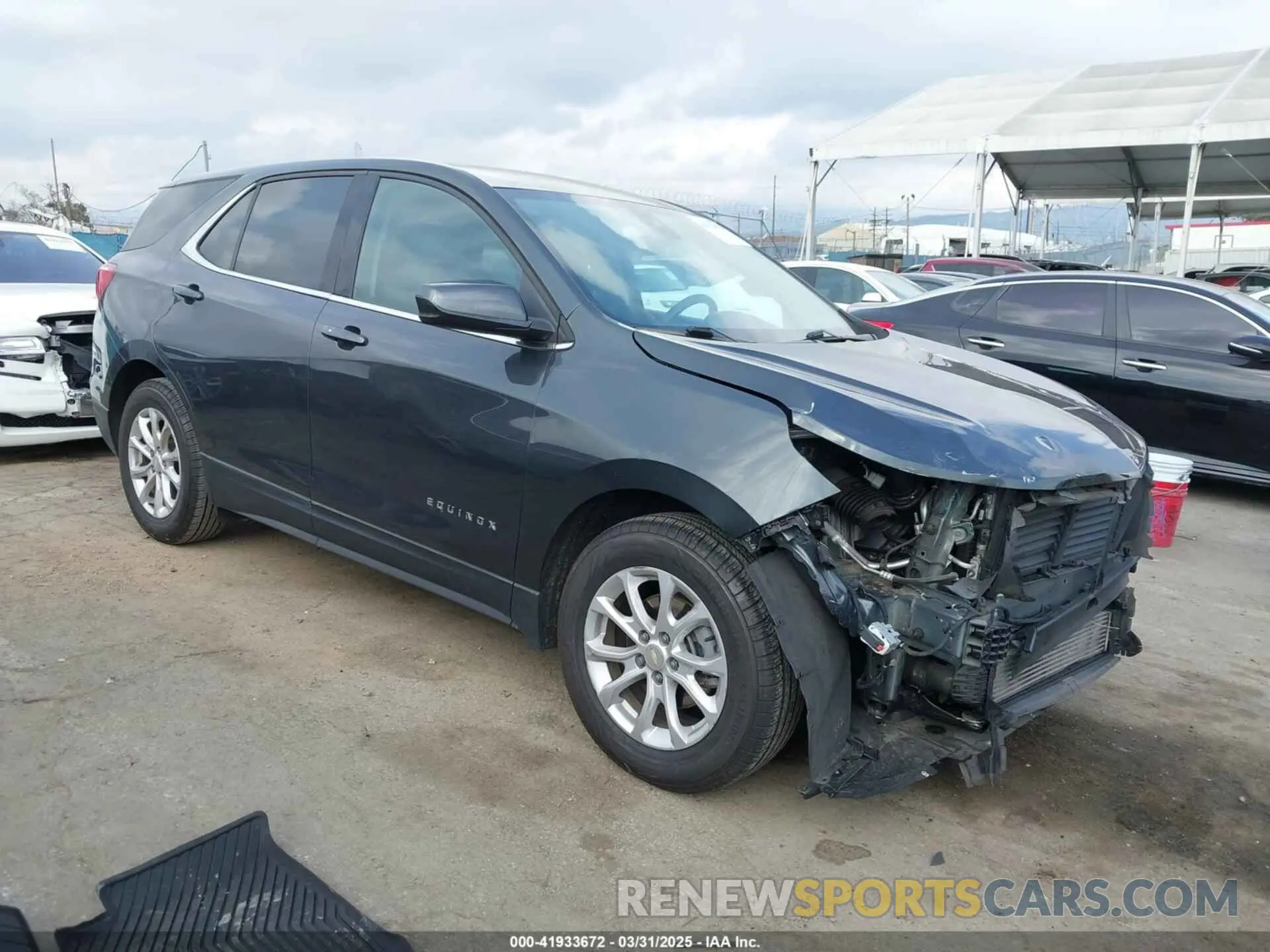 1 Photograph of a damaged car 3GNAXKEV5LS515063 CHEVROLET EQUINOX 2020
