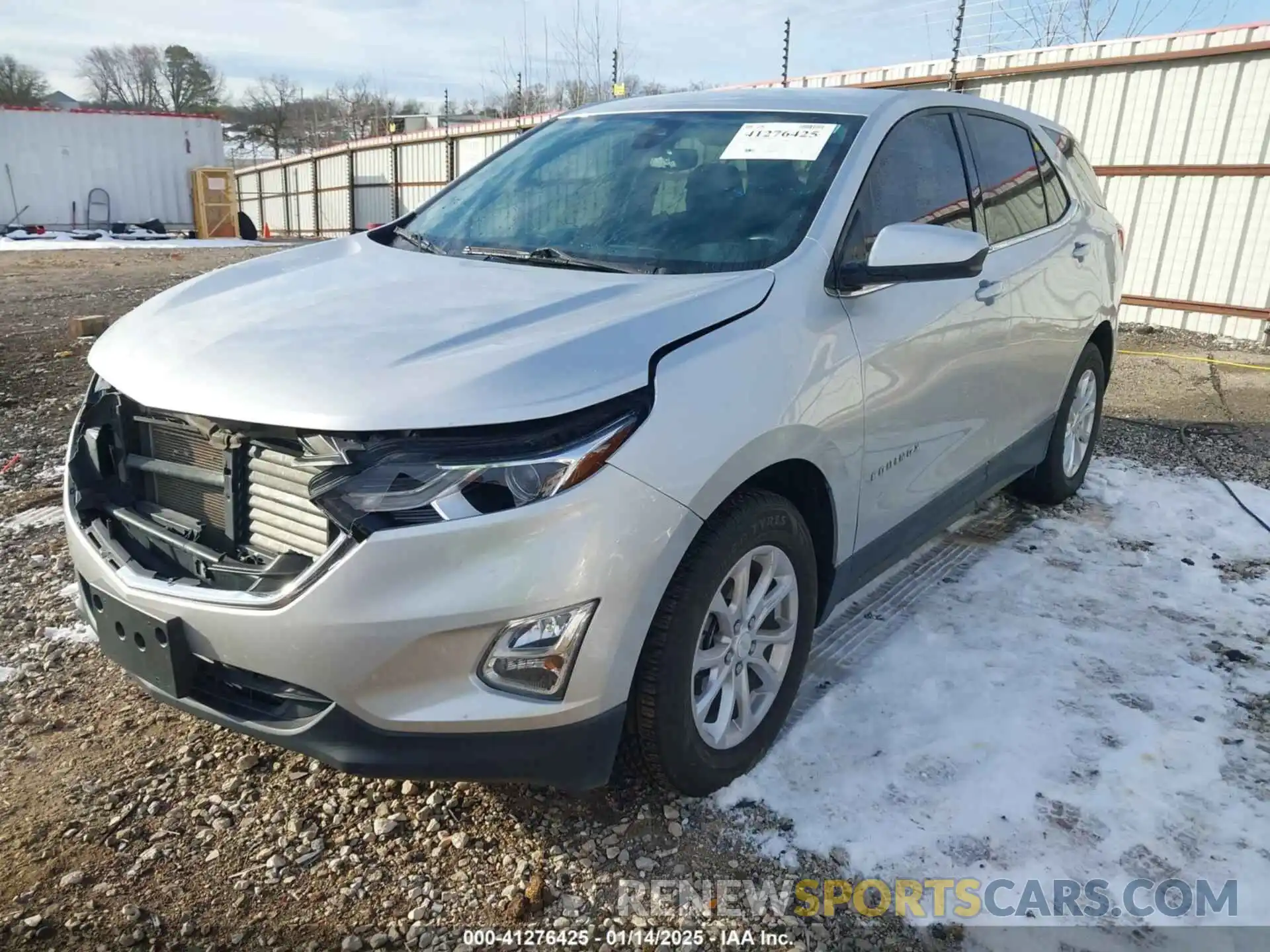 2 Photograph of a damaged car 3GNAXKEV5LS579393 CHEVROLET EQUINOX 2020