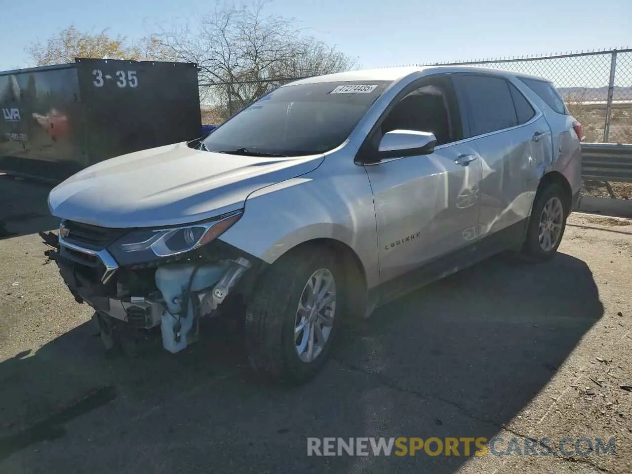 1 Photograph of a damaged car 3GNAXKEV6LS520515 CHEVROLET EQUINOX 2020
