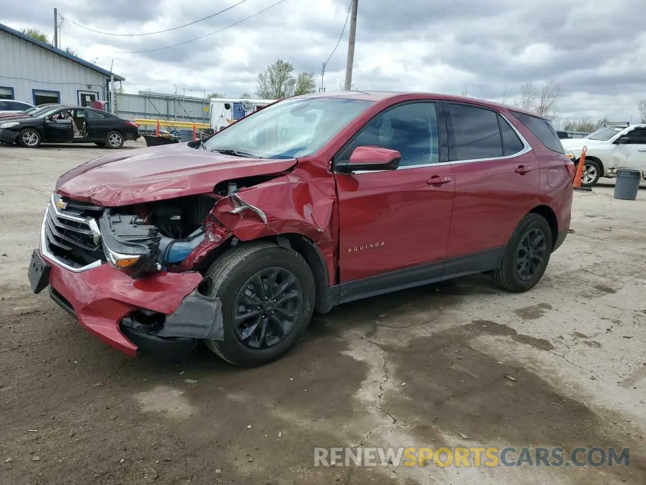 1 Photograph of a damaged car 3GNAXKEV6LS609954 CHEVROLET EQUINOX 2020