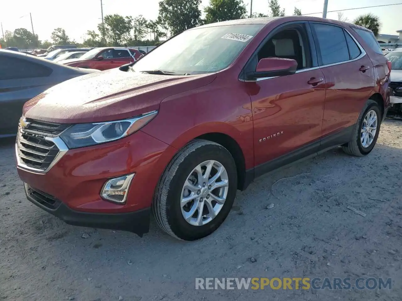 1 Photograph of a damaged car 3GNAXKEV7LS592176 CHEVROLET EQUINOX 2020