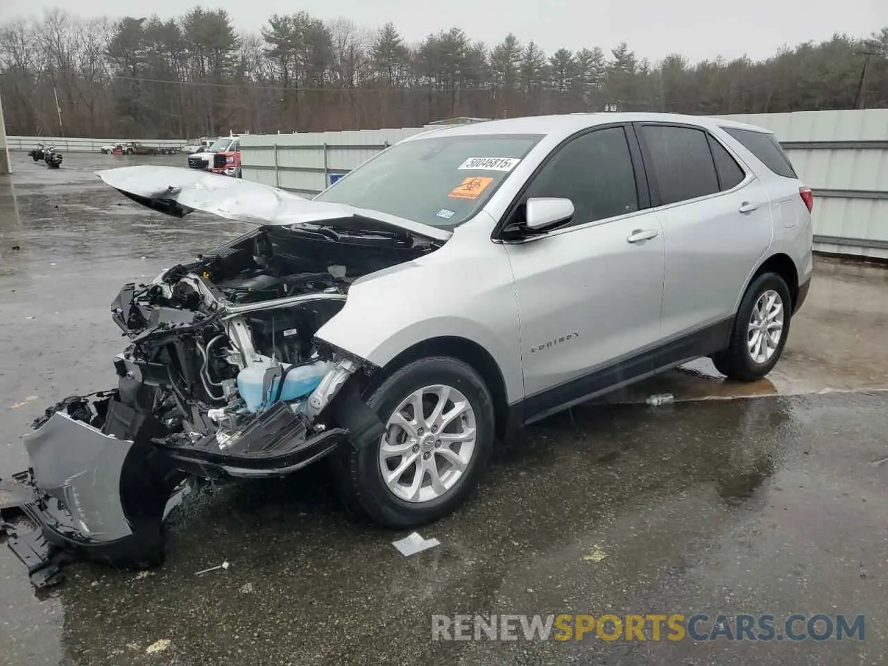 1 Photograph of a damaged car 3GNAXKEV7LS699986 CHEVROLET EQUINOX 2020
