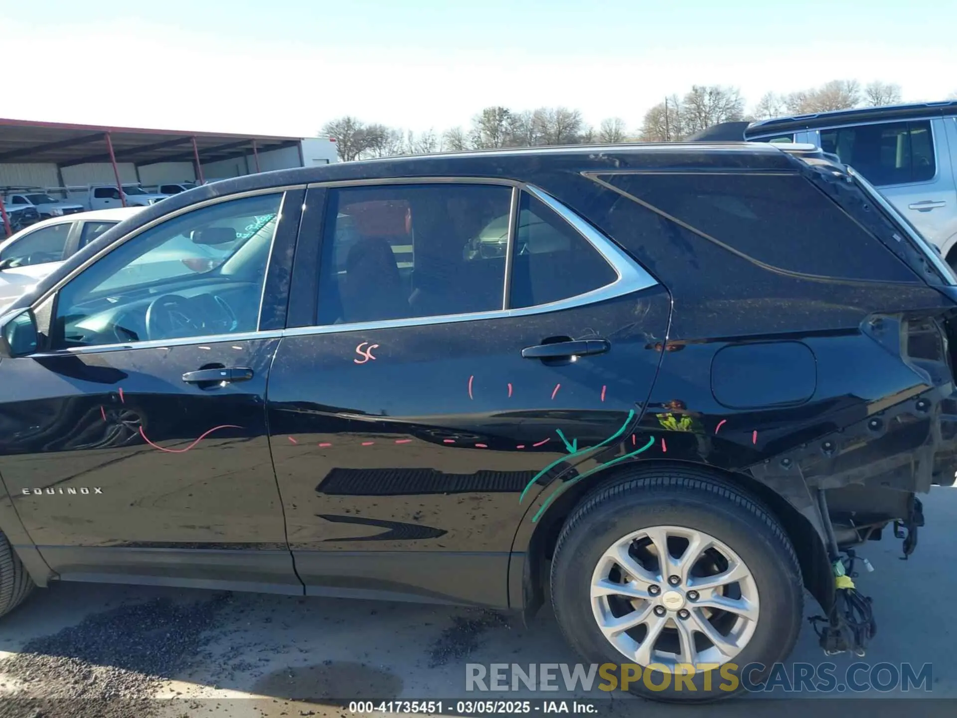 15 Photograph of a damaged car 3GNAXKEV8LL136567 CHEVROLET EQUINOX 2020