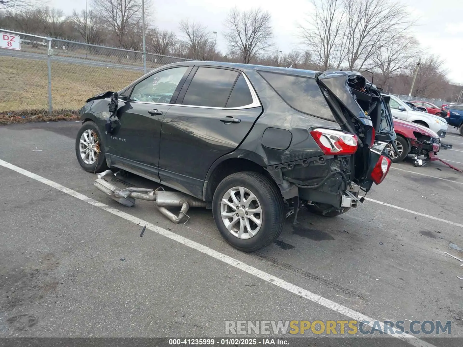 3 Photograph of a damaged car 3GNAXKEV8LS511976 CHEVROLET EQUINOX 2020