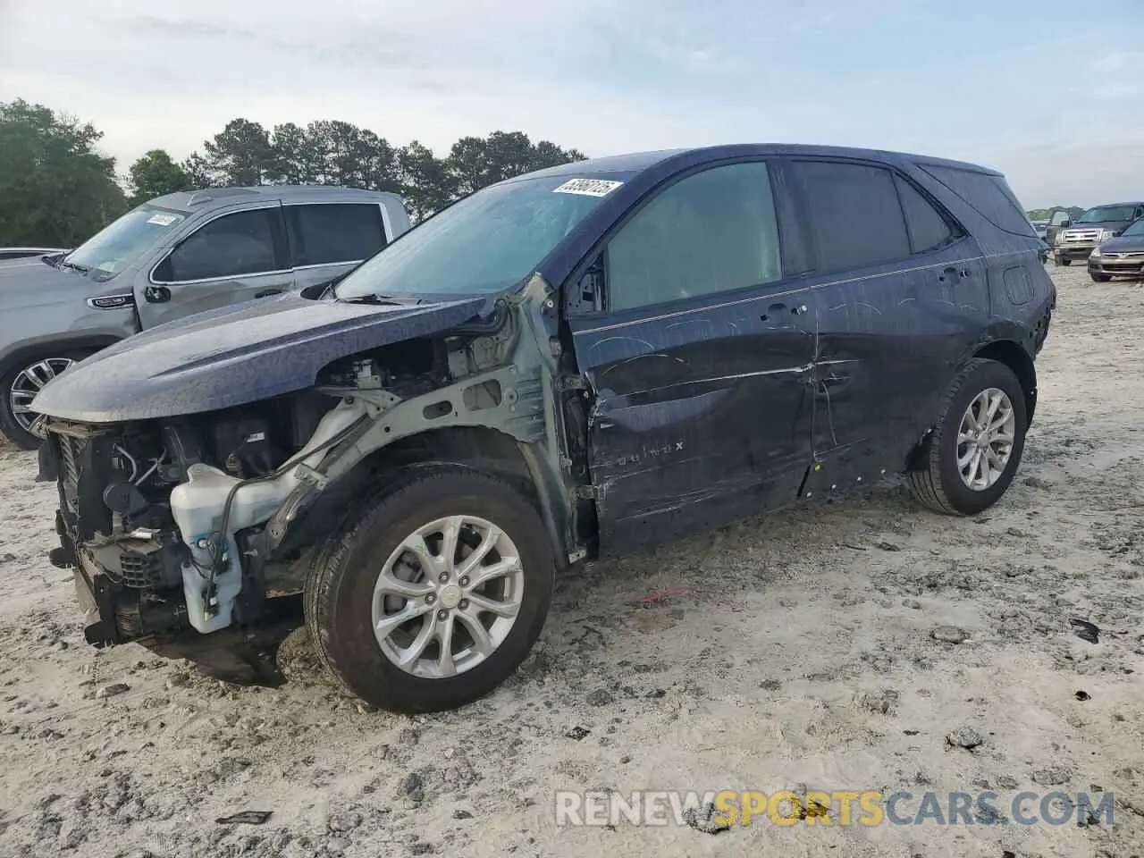 1 Photograph of a damaged car 3GNAXKEV8LS640168 CHEVROLET EQUINOX 2020
