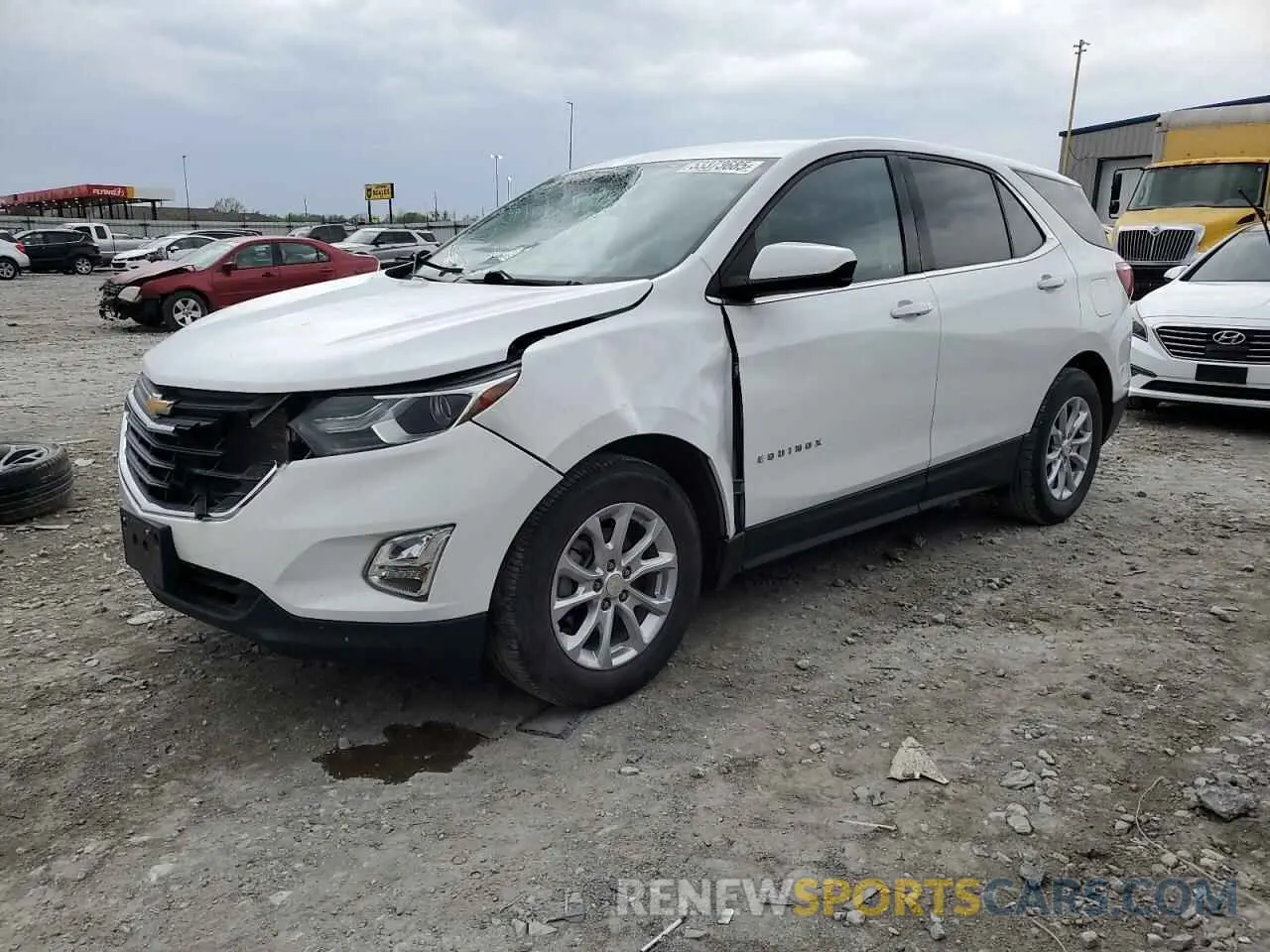 1 Photograph of a damaged car 3GNAXKEV9LL101603 CHEVROLET EQUINOX 2020