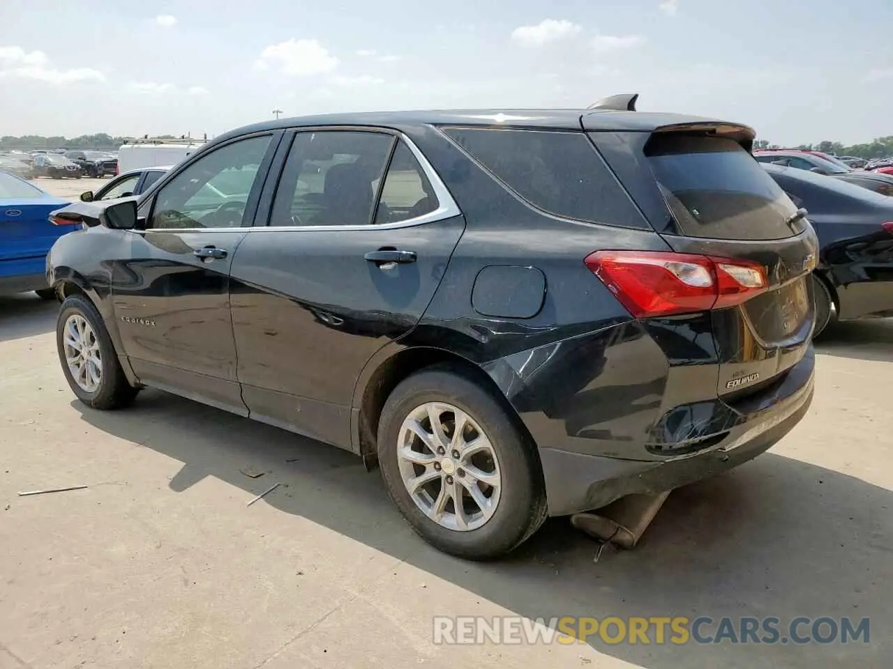 2 Photograph of a damaged car 3GNAXKEV9LL151837 CHEVROLET EQUINOX 2020