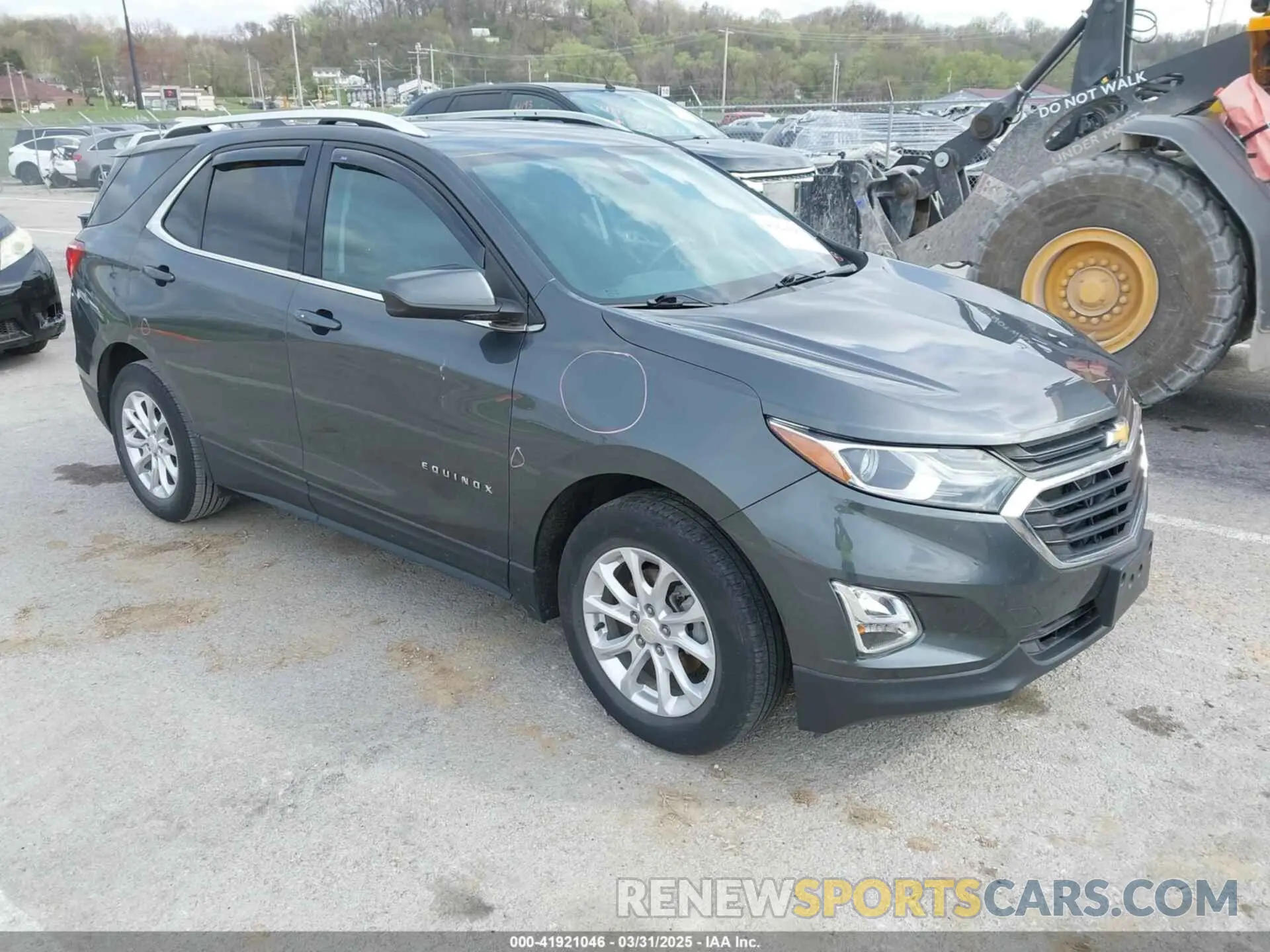 1 Photograph of a damaged car 3GNAXKEV9LL343923 CHEVROLET EQUINOX 2020
