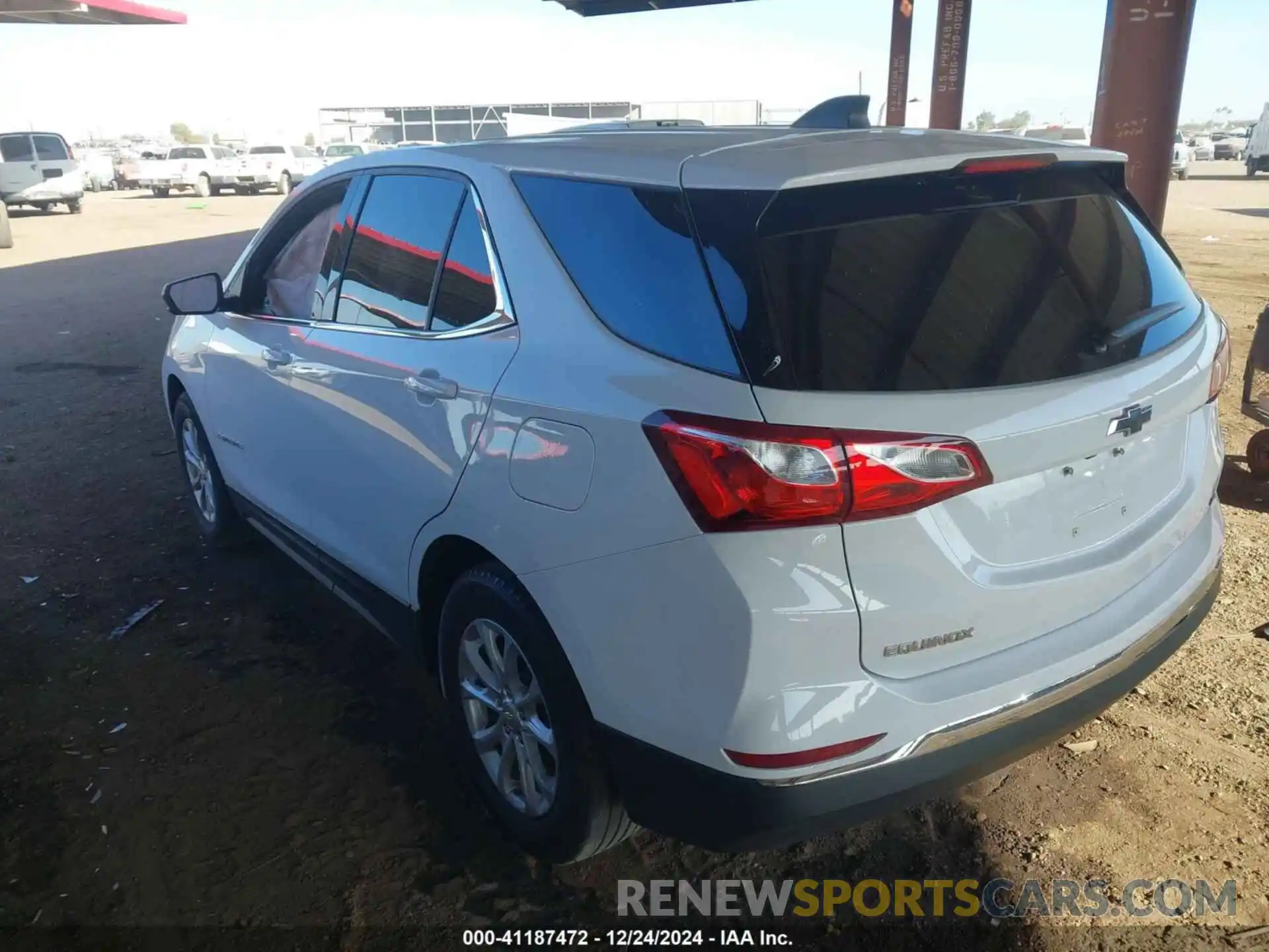 3 Photograph of a damaged car 3GNAXKEV9LS620480 CHEVROLET EQUINOX 2020