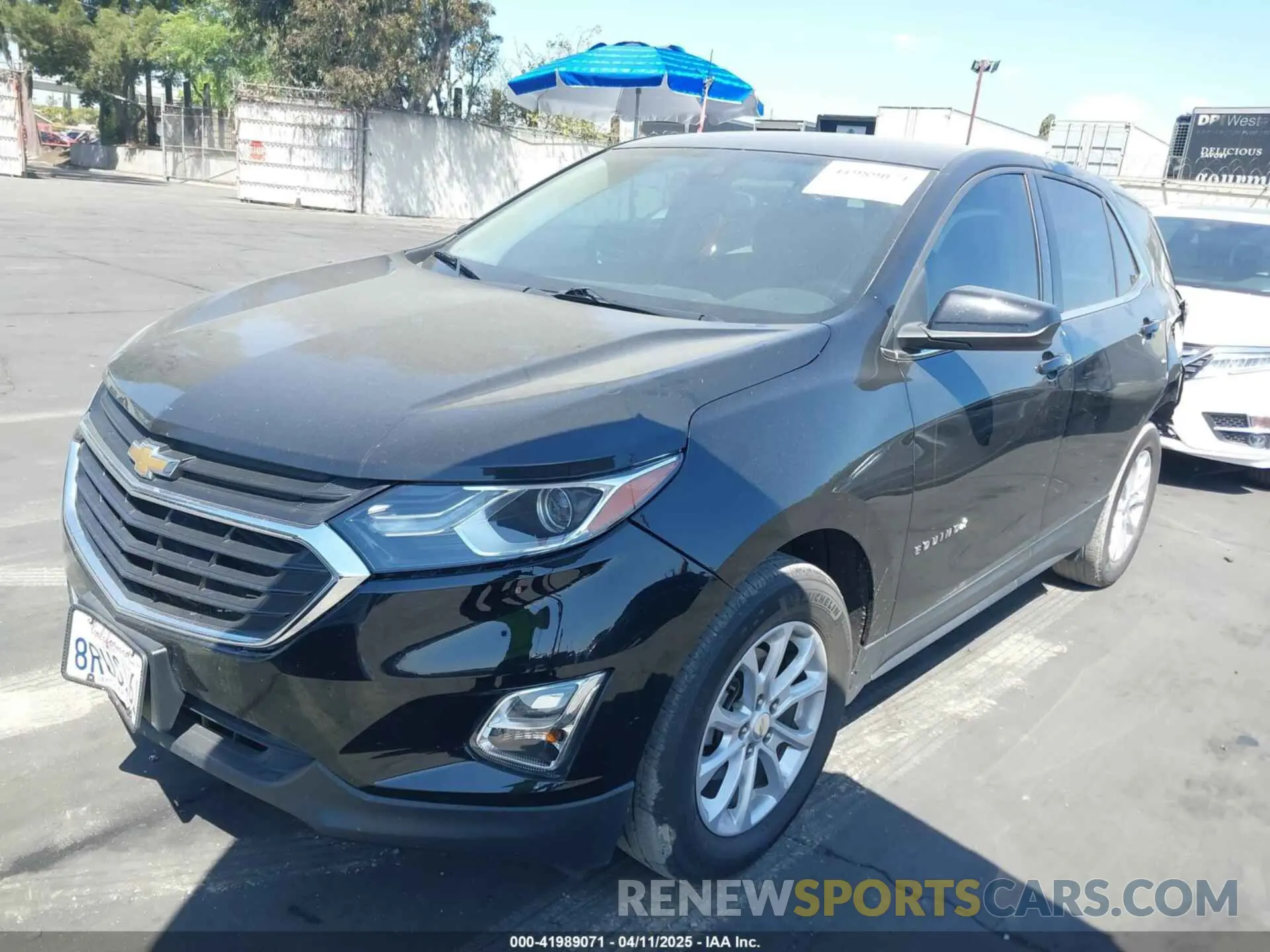 2 Photograph of a damaged car 3GNAXKEVXLL255480 CHEVROLET EQUINOX 2020