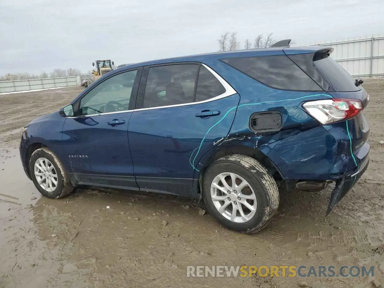 2 Photograph of a damaged car 3GNAXKEVXLL332591 CHEVROLET EQUINOX 2020