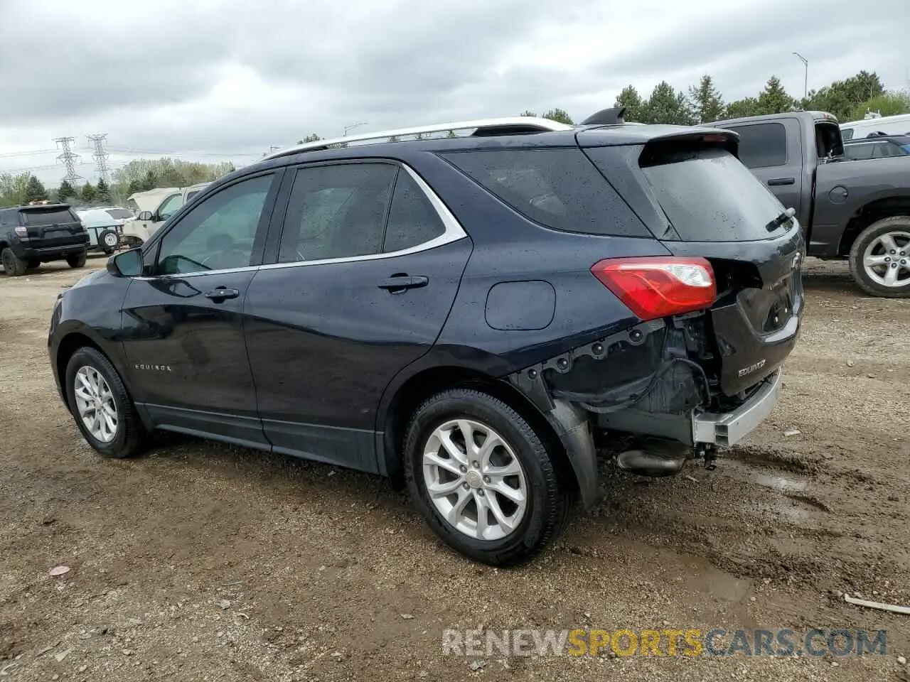 2 Photograph of a damaged car 3GNAXKEVXLS506861 CHEVROLET EQUINOX 2020
