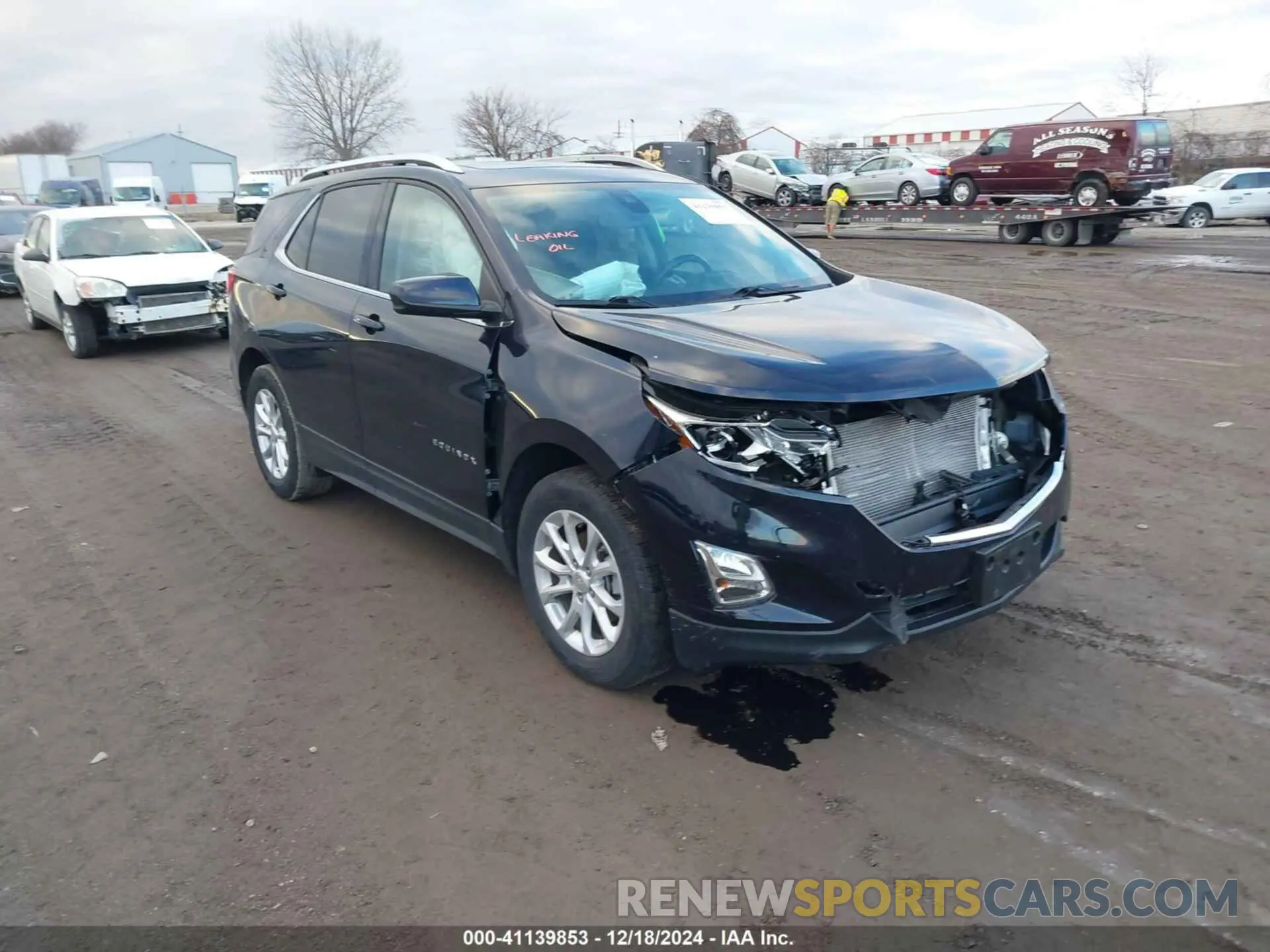 1 Photograph of a damaged car 3GNAXKEVXLS580068 CHEVROLET EQUINOX 2020