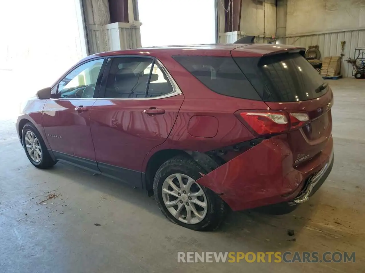 2 Photograph of a damaged car 3GNAXKEVXLS597081 CHEVROLET EQUINOX 2020