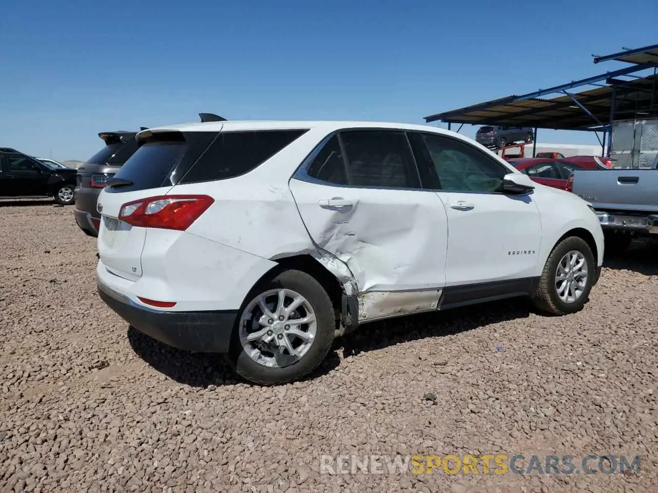 3 Photograph of a damaged car 3GNAXKEVXLS736268 CHEVROLET EQUINOX 2020