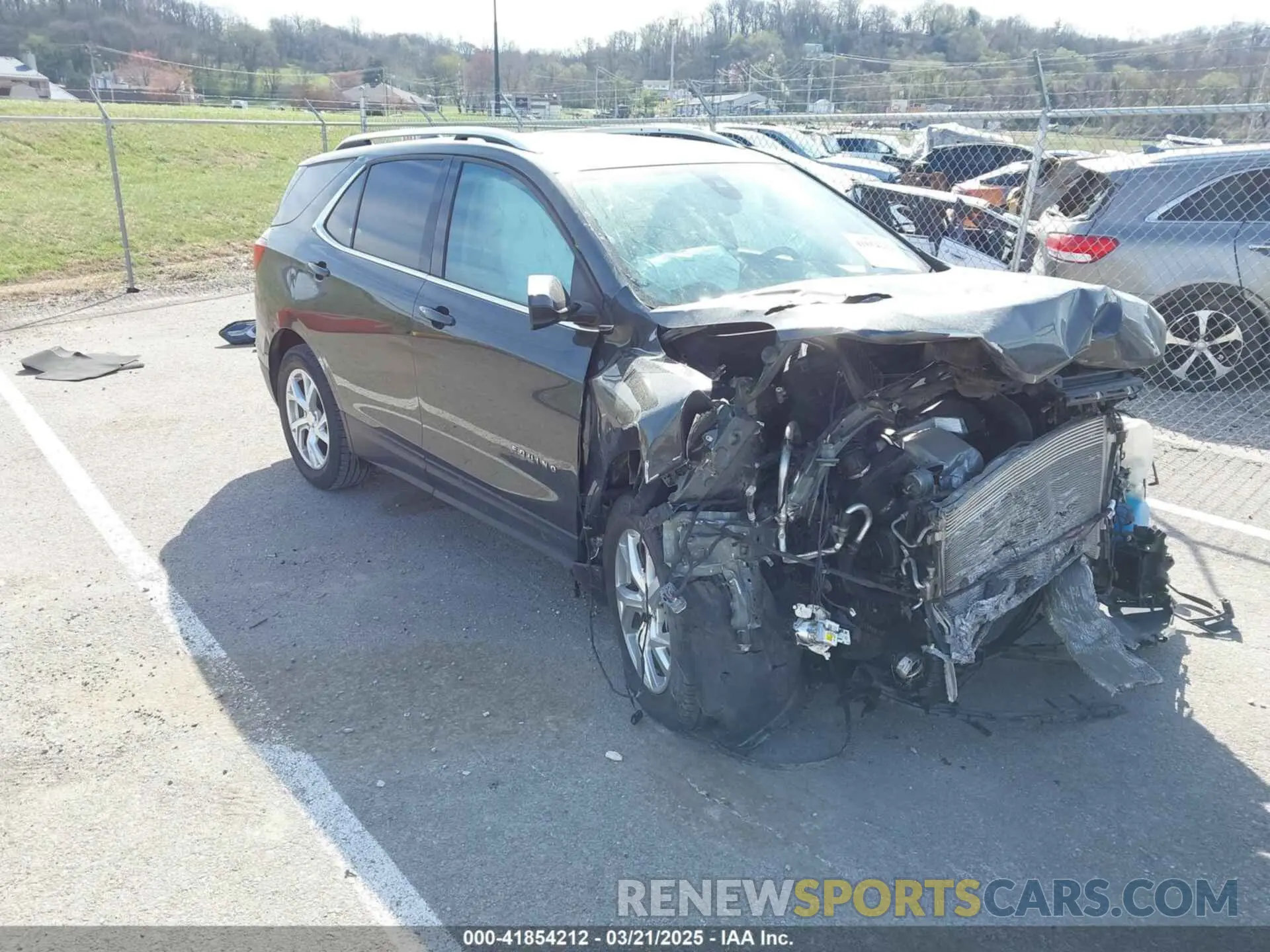 1 Photograph of a damaged car 3GNAXLEX8LS543530 CHEVROLET EQUINOX 2020