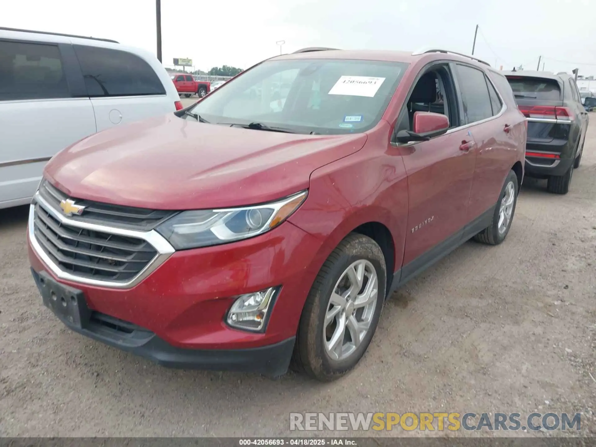 2 Photograph of a damaged car 3GNAXLEX9LS631292 CHEVROLET EQUINOX 2020