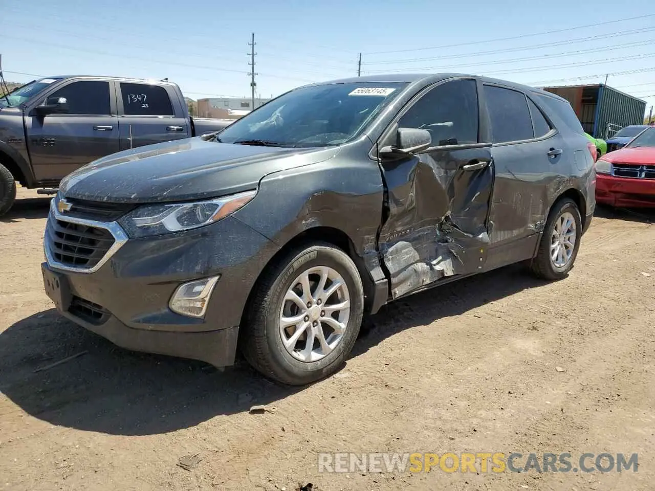 1 Photograph of a damaged car 3GNAXSEV0LS640276 CHEVROLET EQUINOX 2020