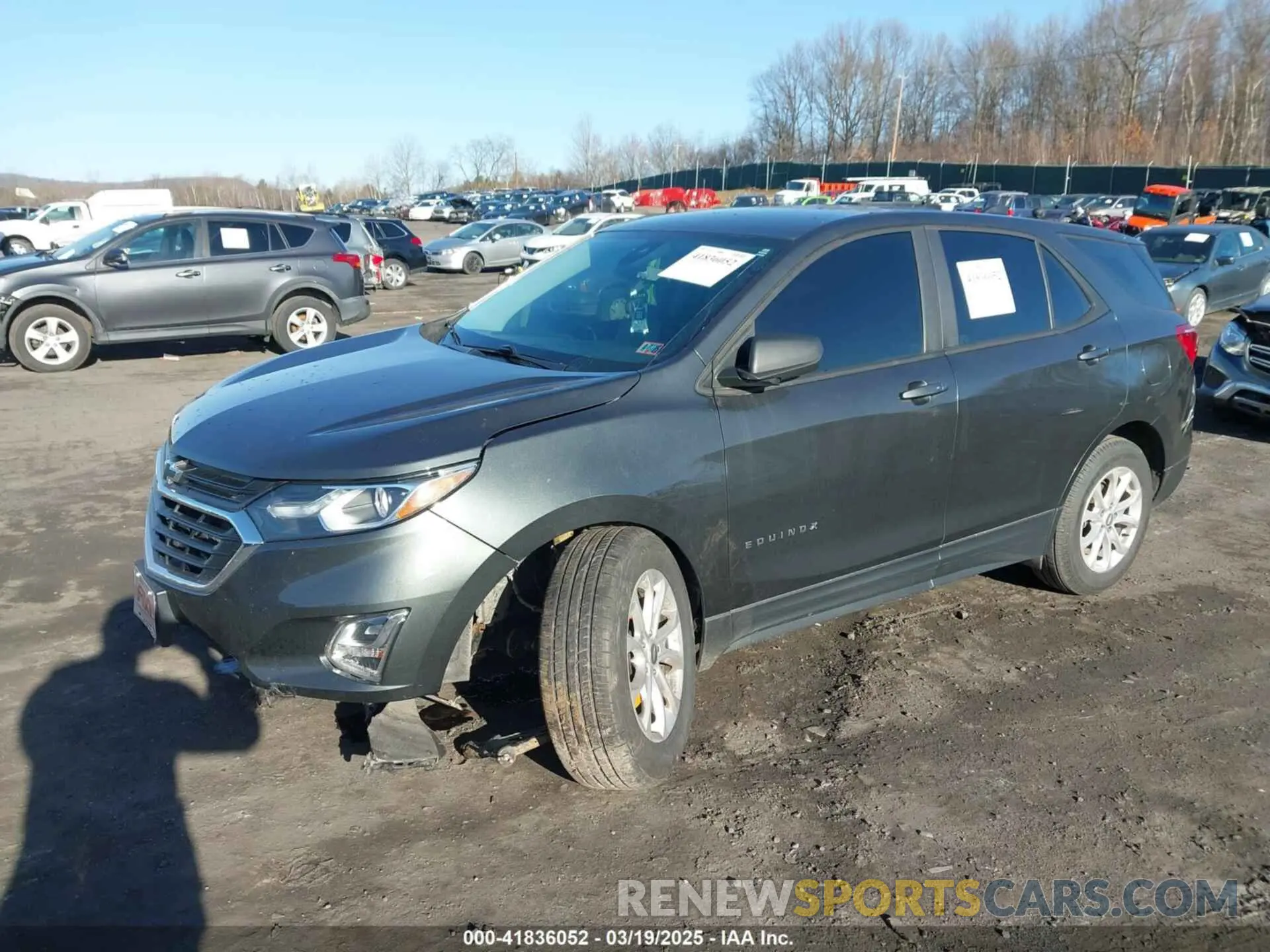 2 Photograph of a damaged car 3GNAXSEV4LS504720 CHEVROLET EQUINOX 2020