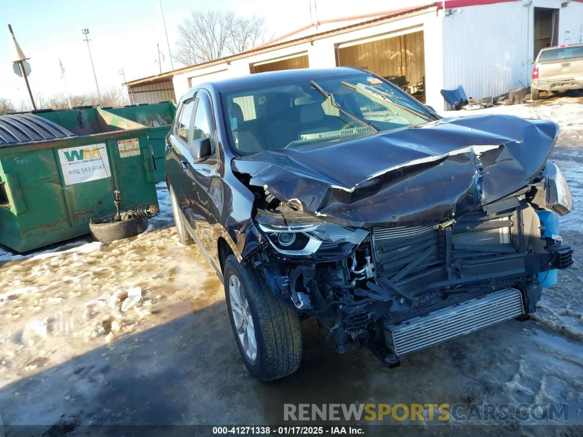 1 Photograph of a damaged car 3GNAXSEV5LS653413 CHEVROLET EQUINOX 2020