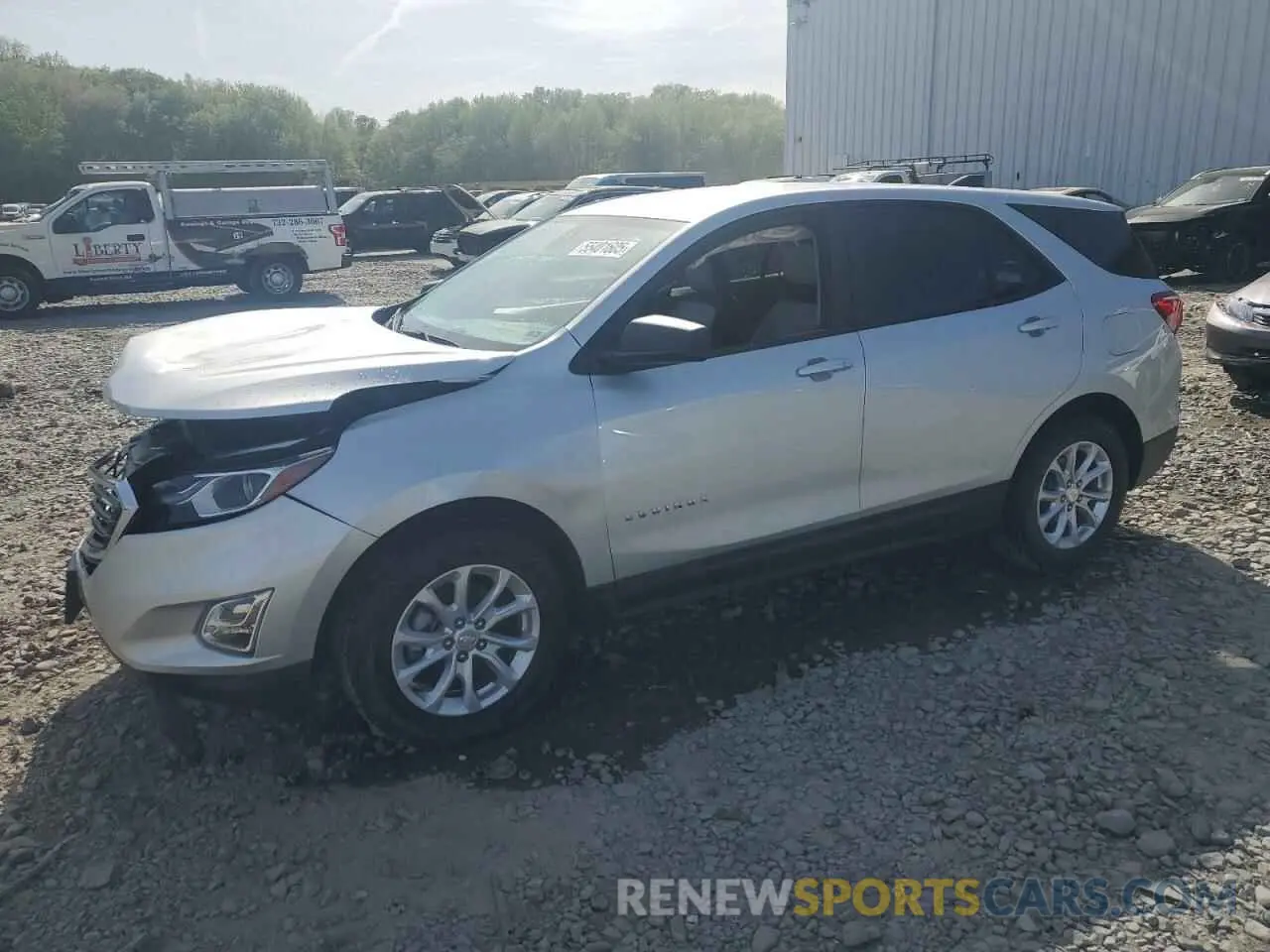 1 Photograph of a damaged car 3GNAXSEV6LS727406 CHEVROLET EQUINOX 2020