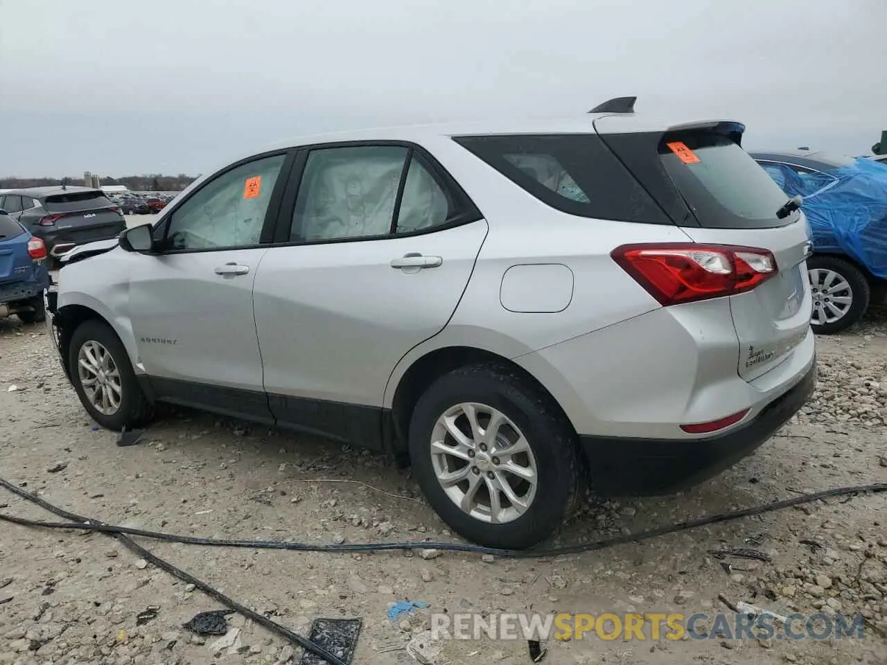 2 Photograph of a damaged car 3GNAXSEV7LS623412 CHEVROLET EQUINOX 2020